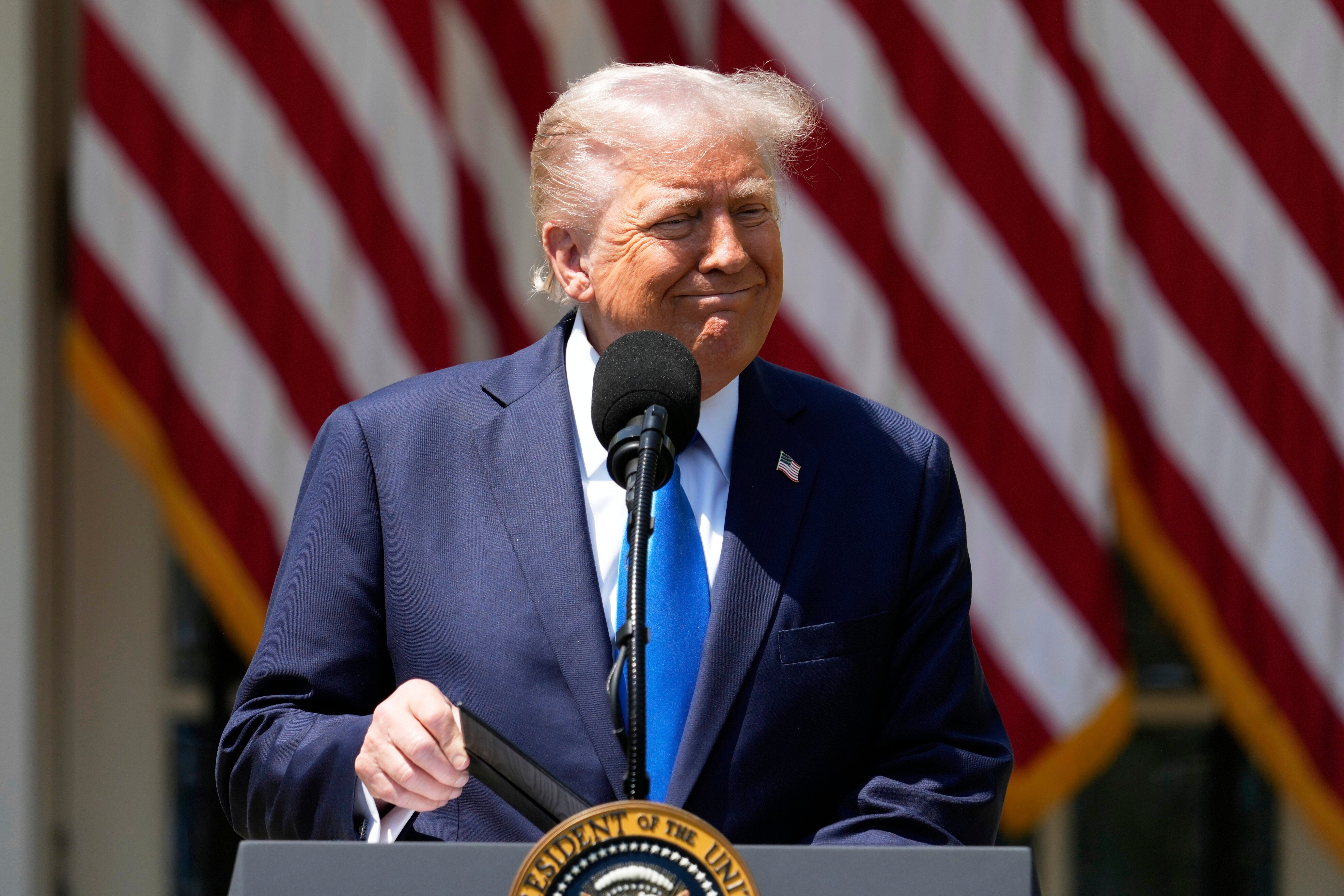 It comes after Trump signed executive orders on Tuesday to relax some of his blanket 25 percent tariffs on automobiles and auto parts, after the import taxes threatened to hurt domestic manufacturers such as GM