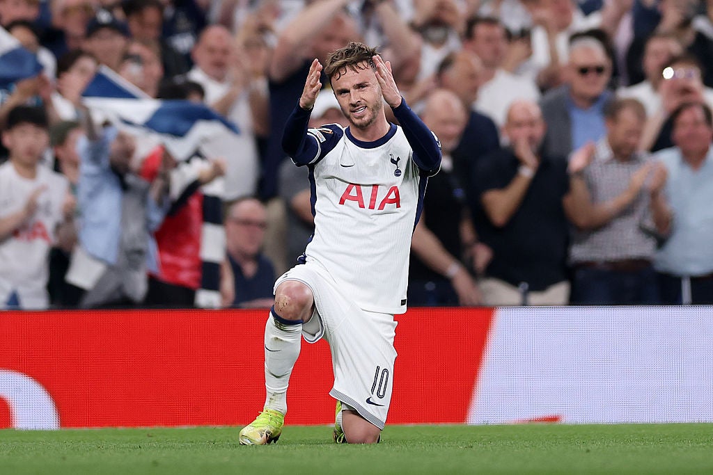 Maddison scored a brilliant second goal for Spurs