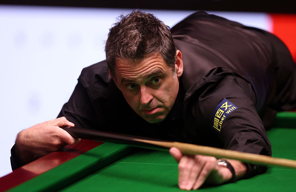<p>O'Sullivan is playing in his first tournament since the Championship League in January</p>