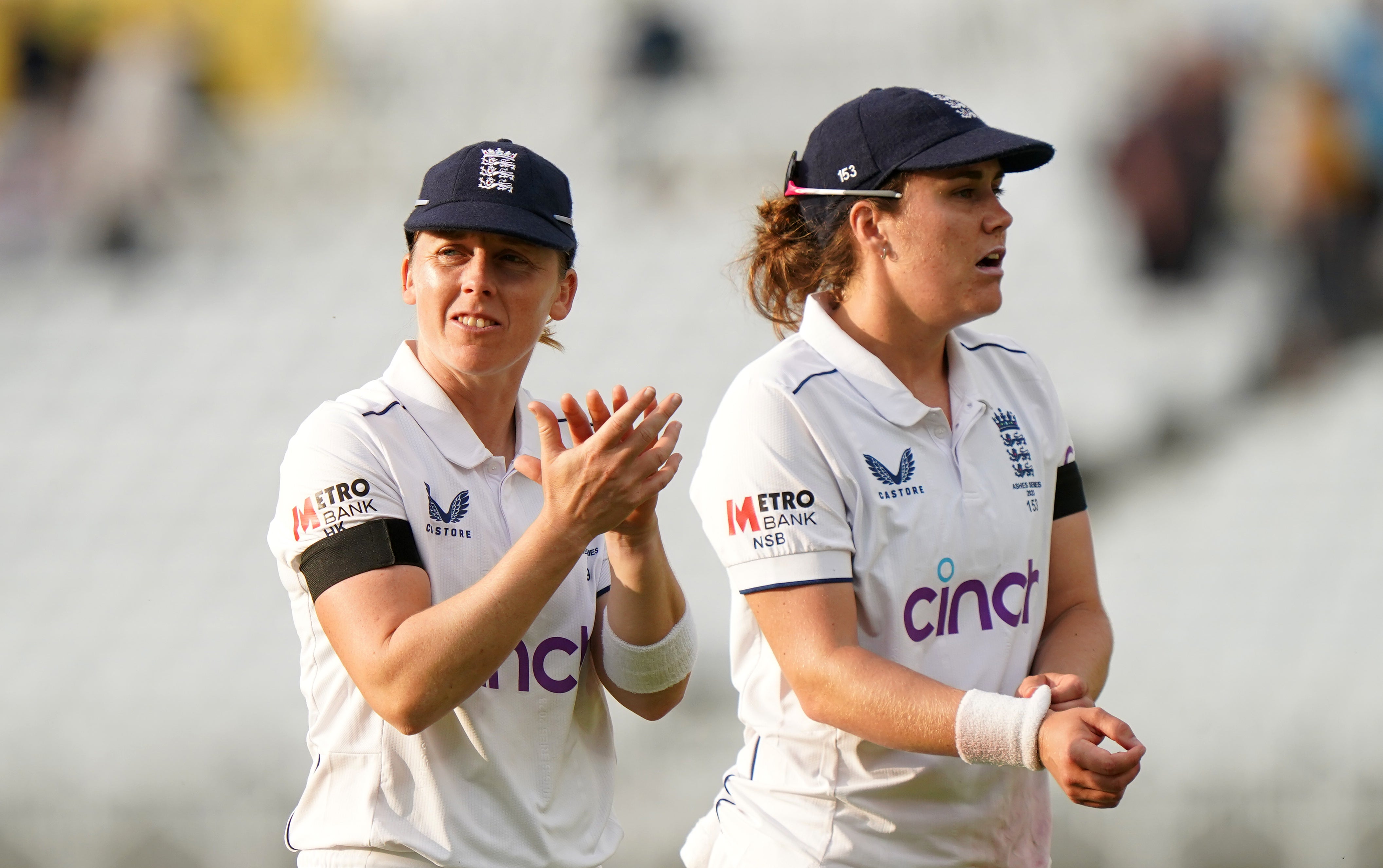 Nat Sciver-Brunt (right) has succeeded Heather Knight as England captain