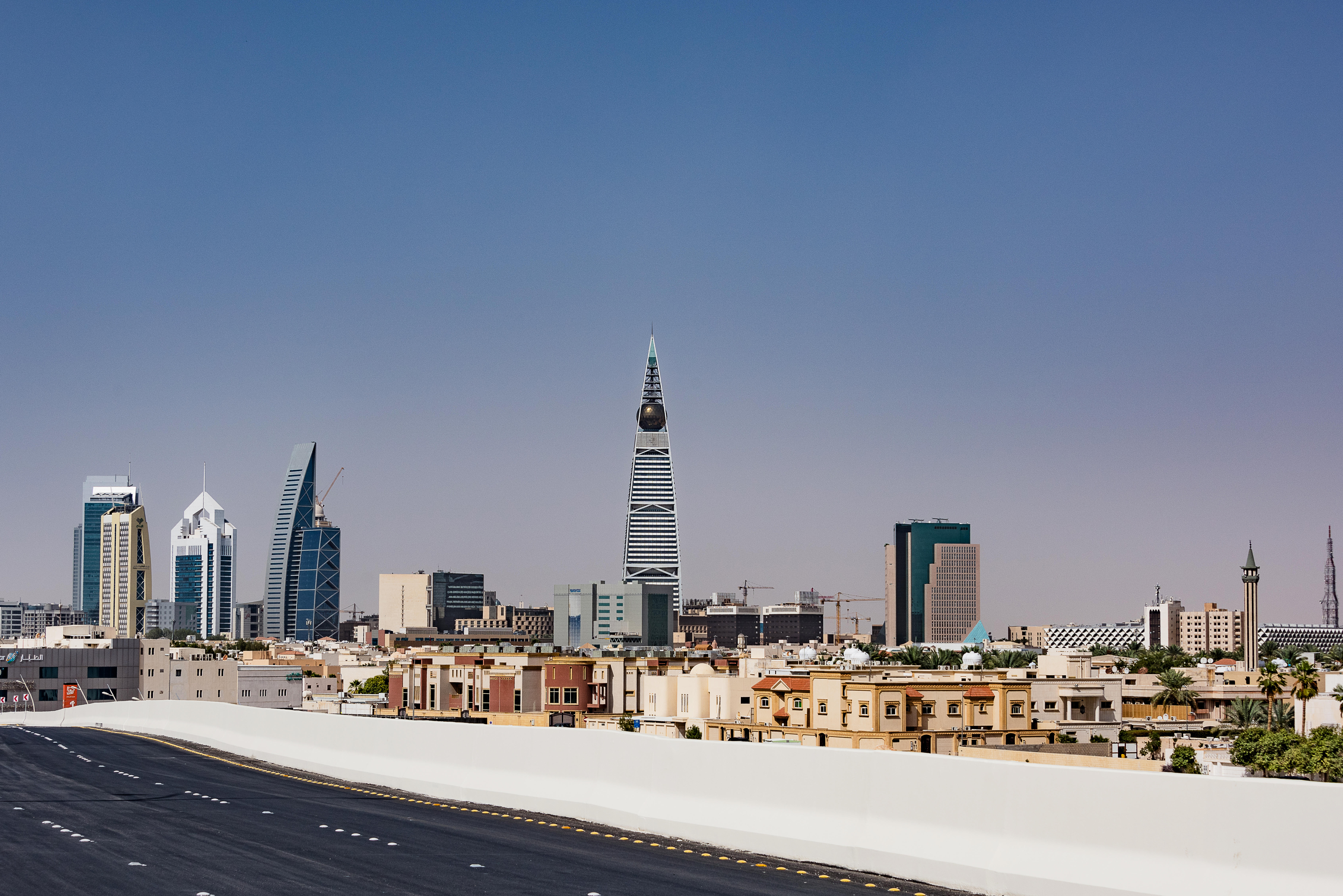 The impressive Riyadh skyline