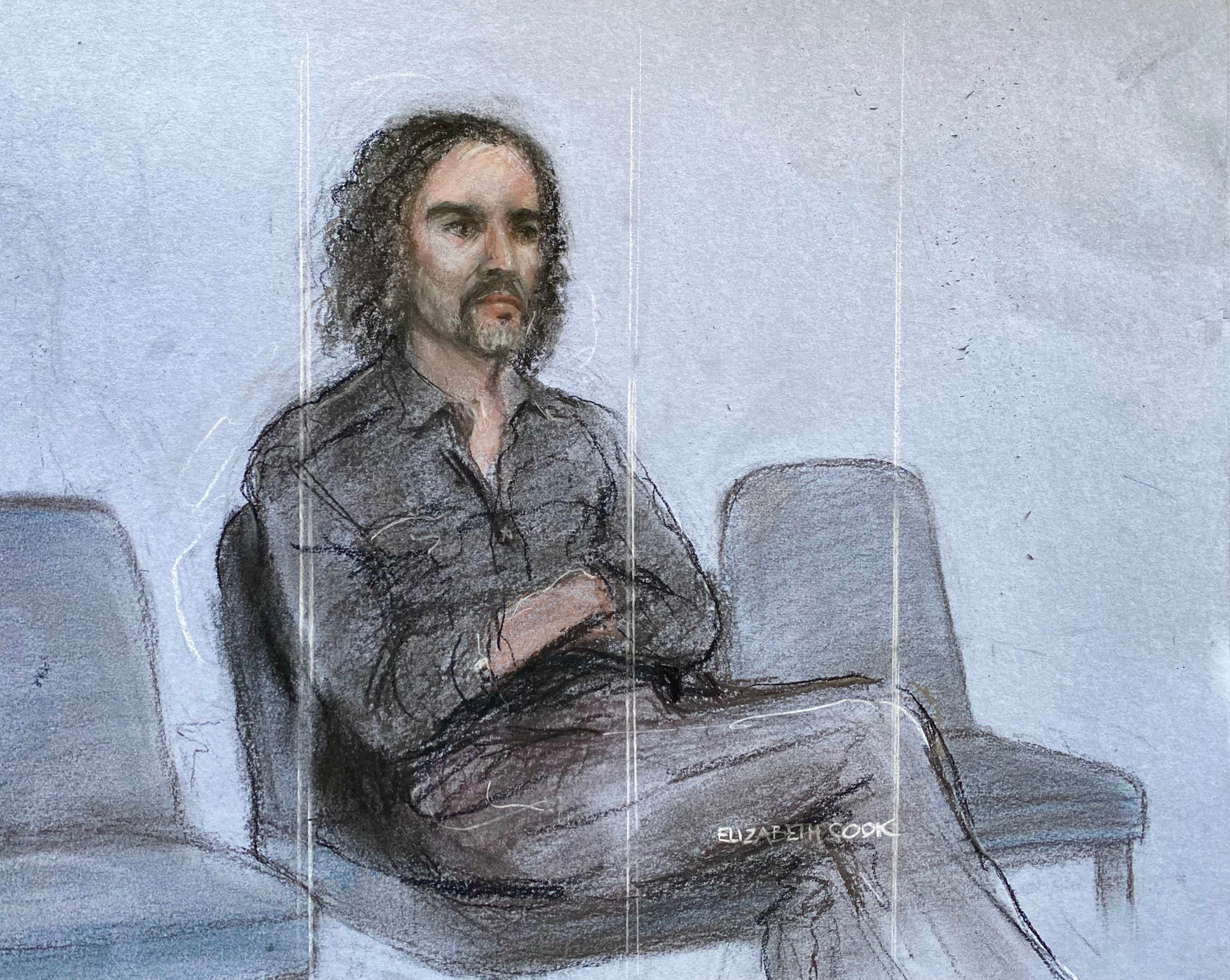 Russell Brand in court on Friday