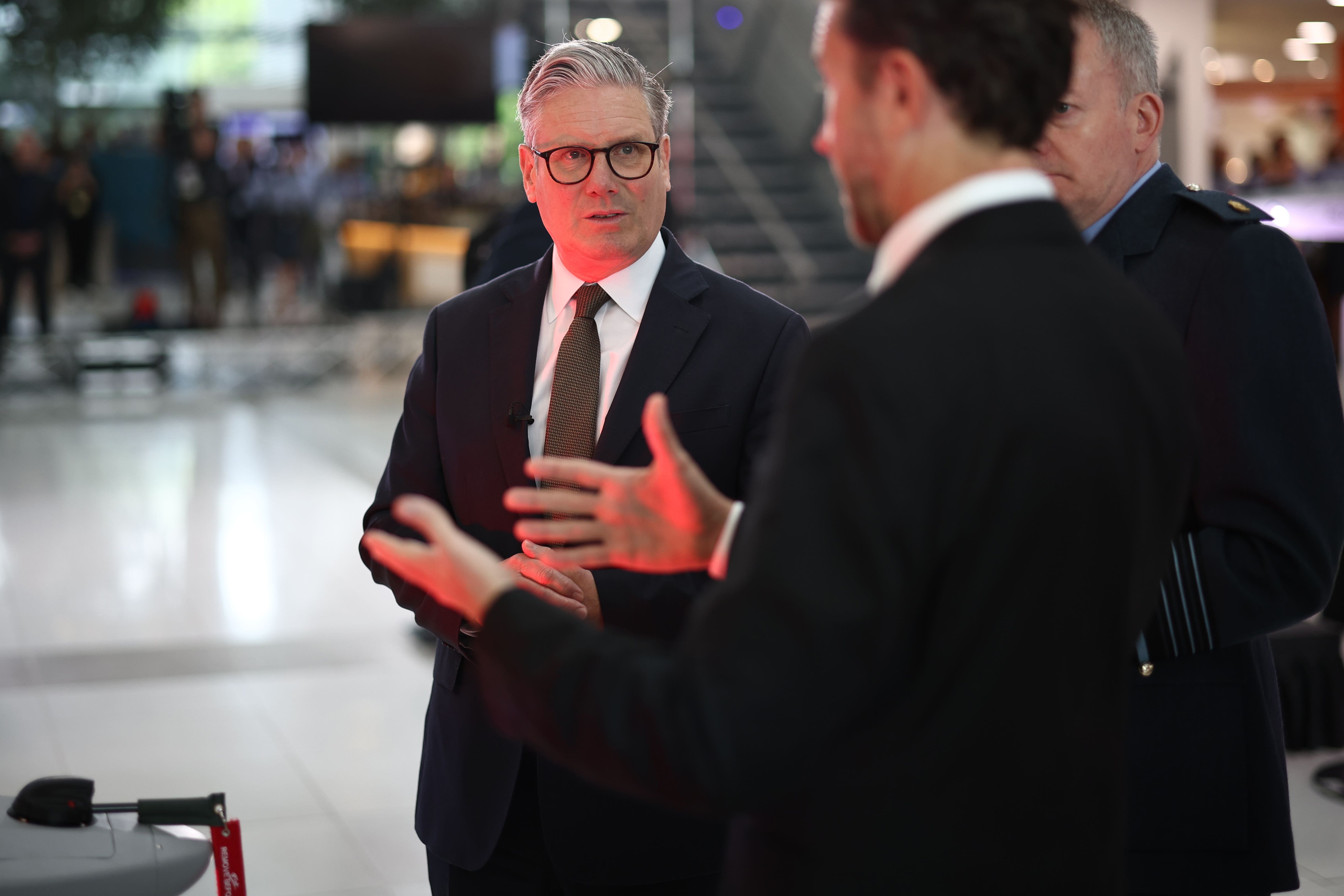 Prime Minister Sir Keir Starmer visited Bedfordshire on Friday following the local elections (Henry Nicholls/PA)