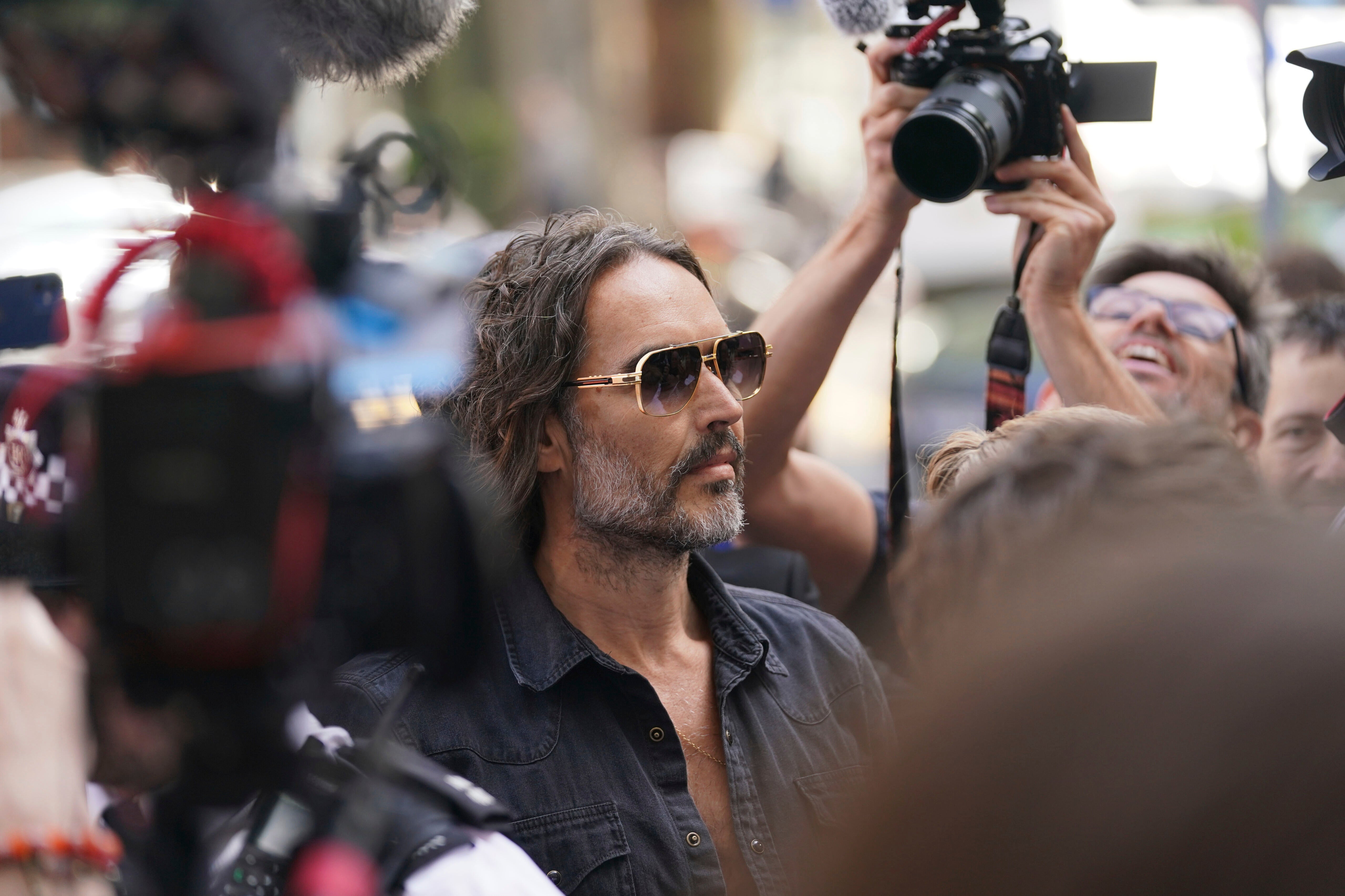 APTOPIX Britain Russell Brand