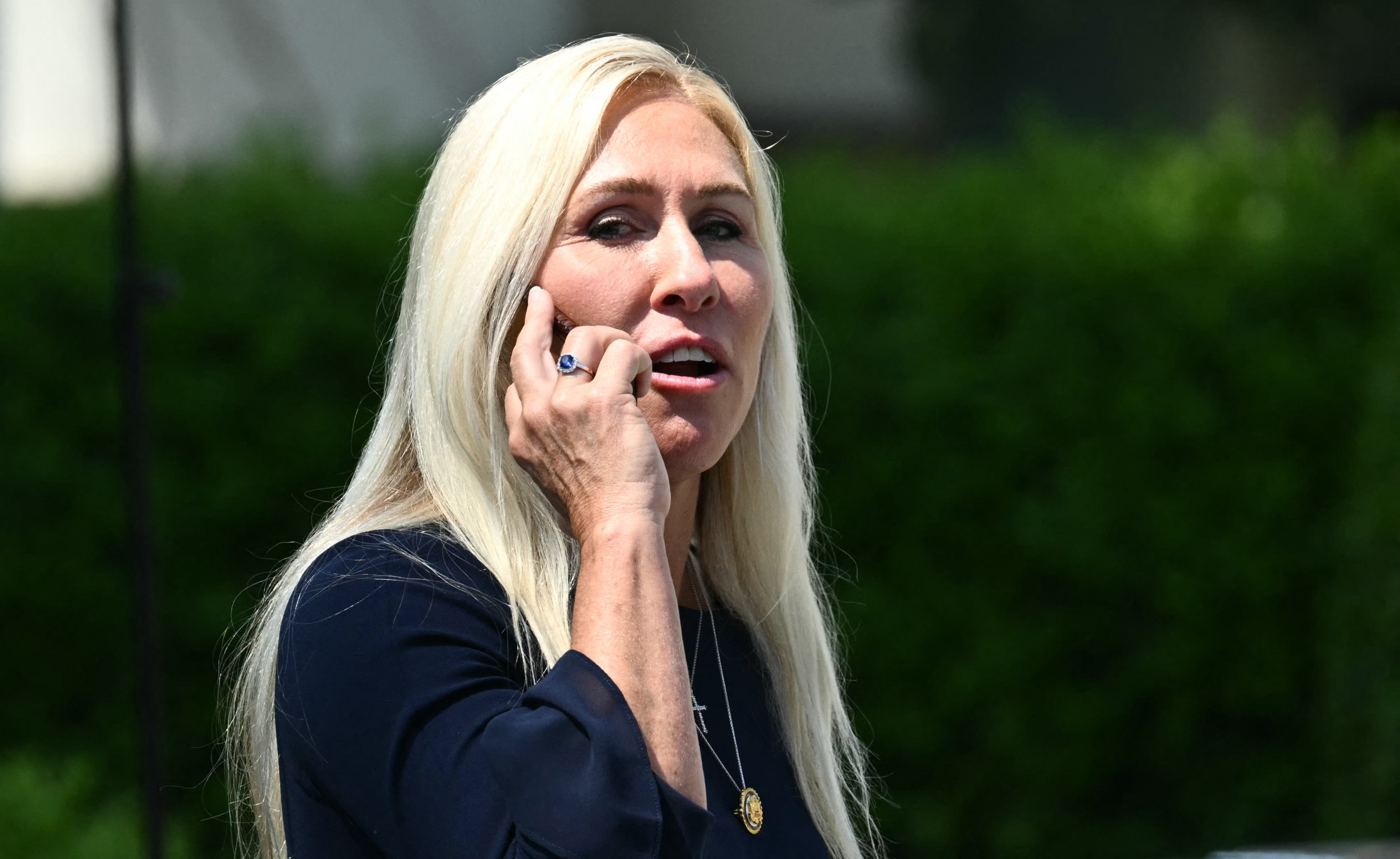 Marjorie Taylor Greene expressed support for Musk "calling out the government”