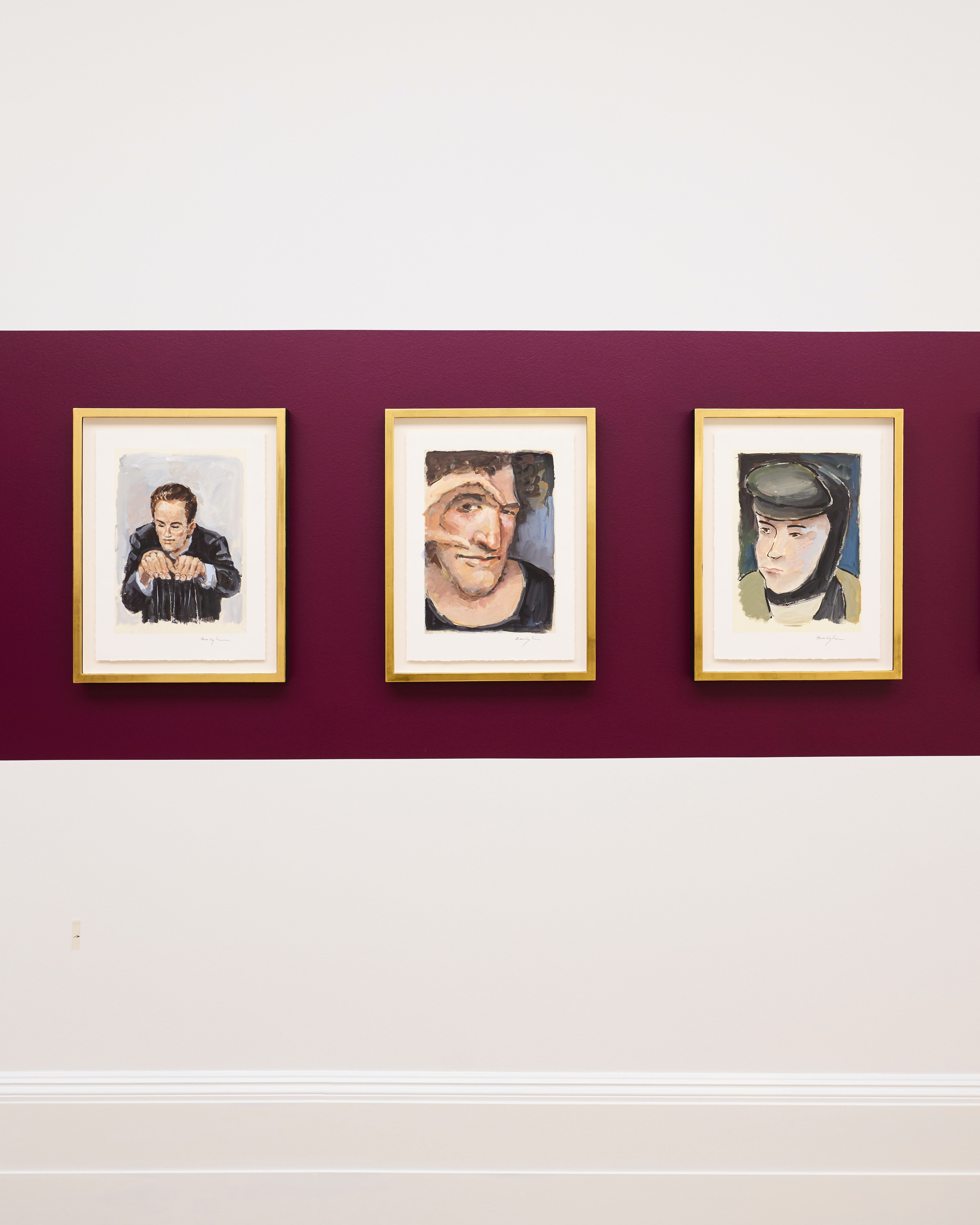 His paintings are as intimate, resonant and reflective as any of his music