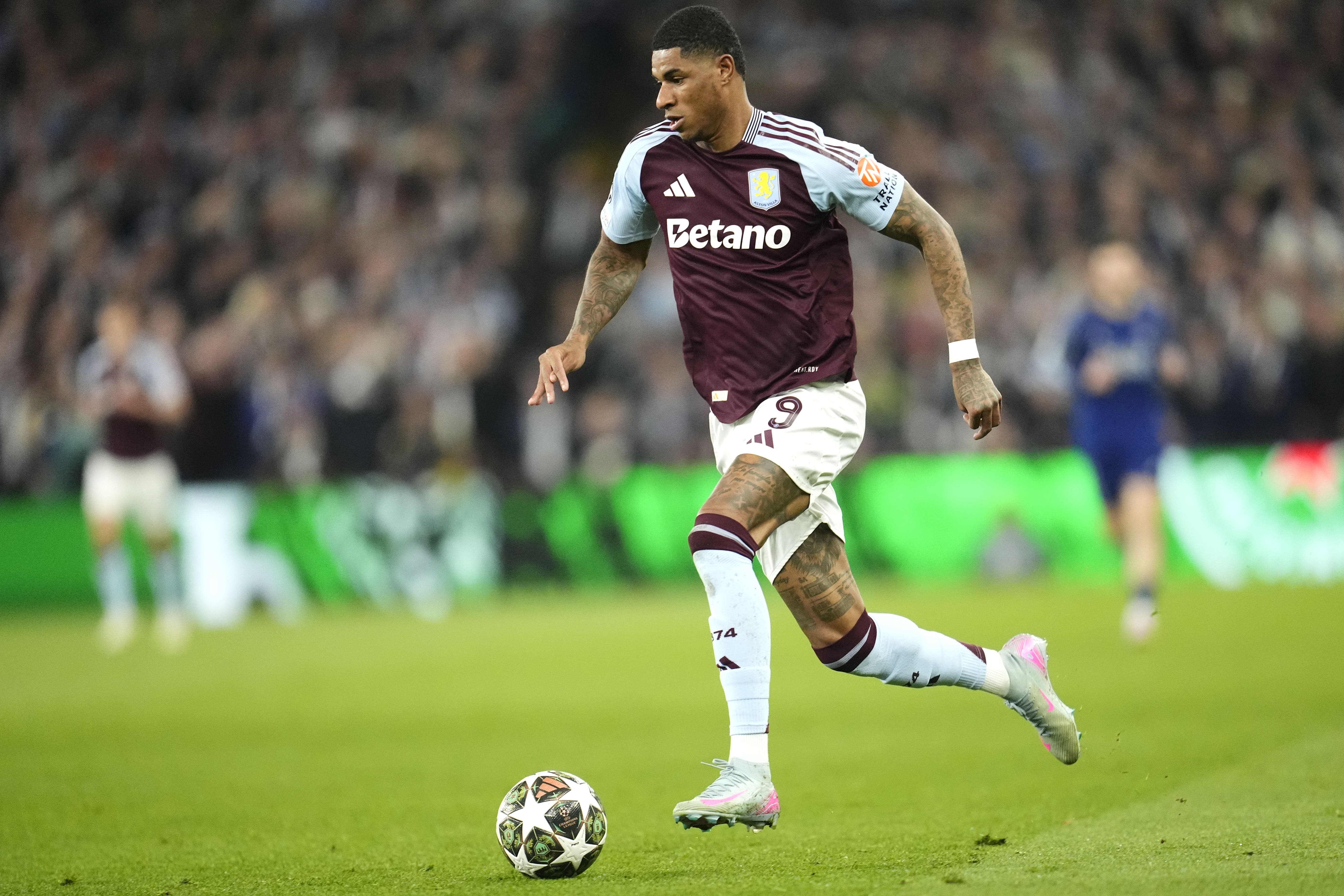 Marcus Rashford has suffered a hamstring injury