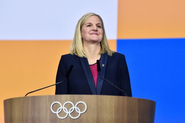 <p>Kirsty Coventry spoke about the importance of a "level playing field" in women's sport in the run-up to her election </p>
