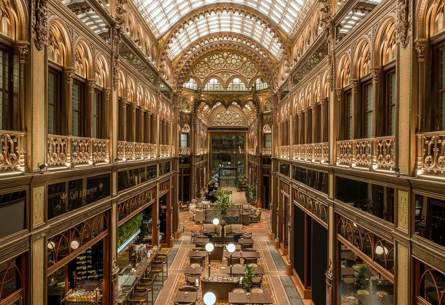 The Párisi Udvar Hotel is home to jaw-dropping interiors