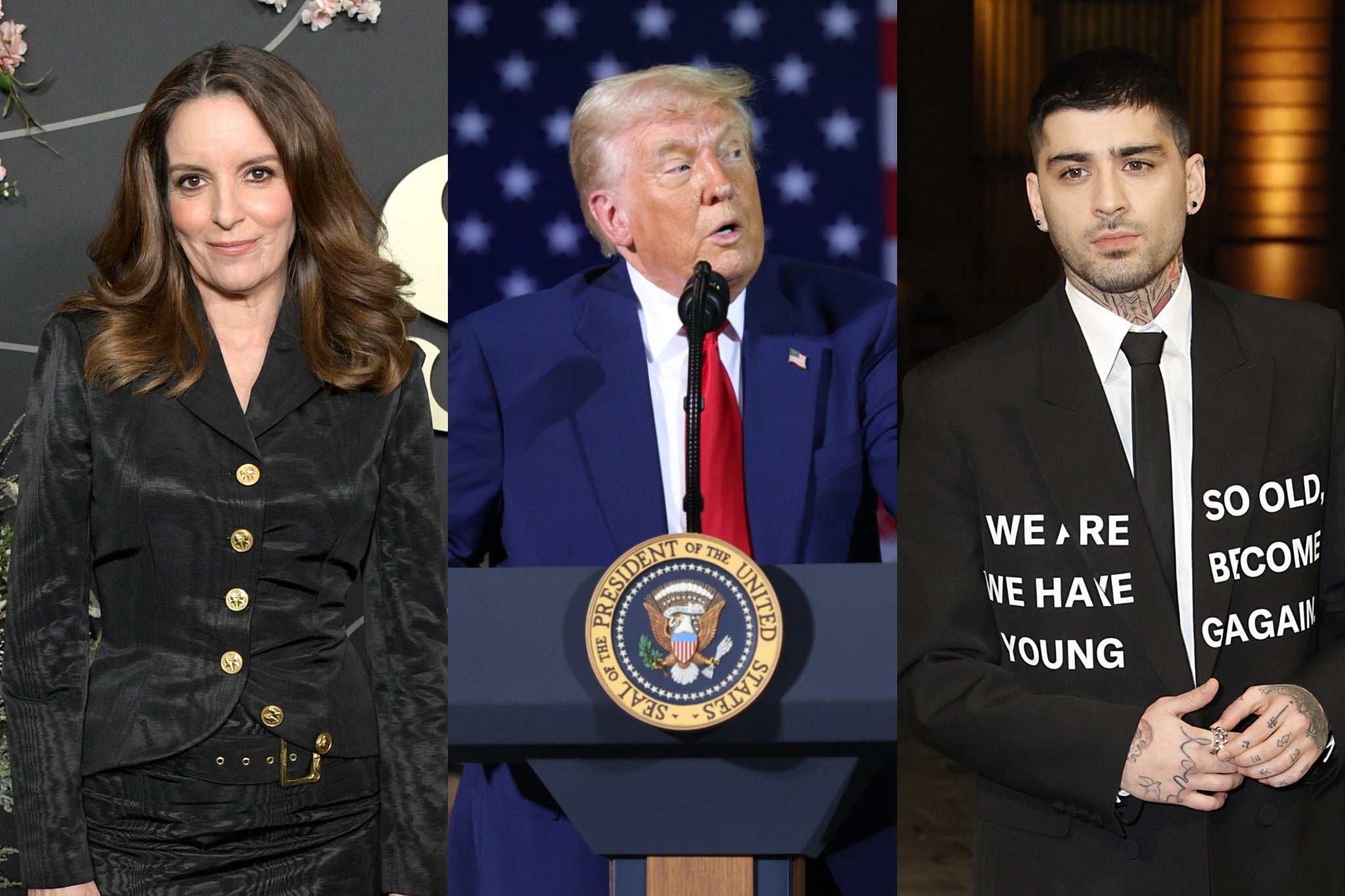 Donald Trump, Tina Fey, and Zayn Malik are among the list of celebrities thought to be banned from the Met Gala
