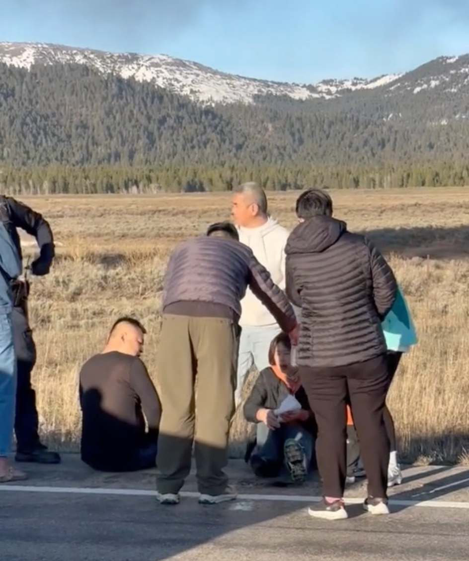 Victims react following the deadly Idaho car crash