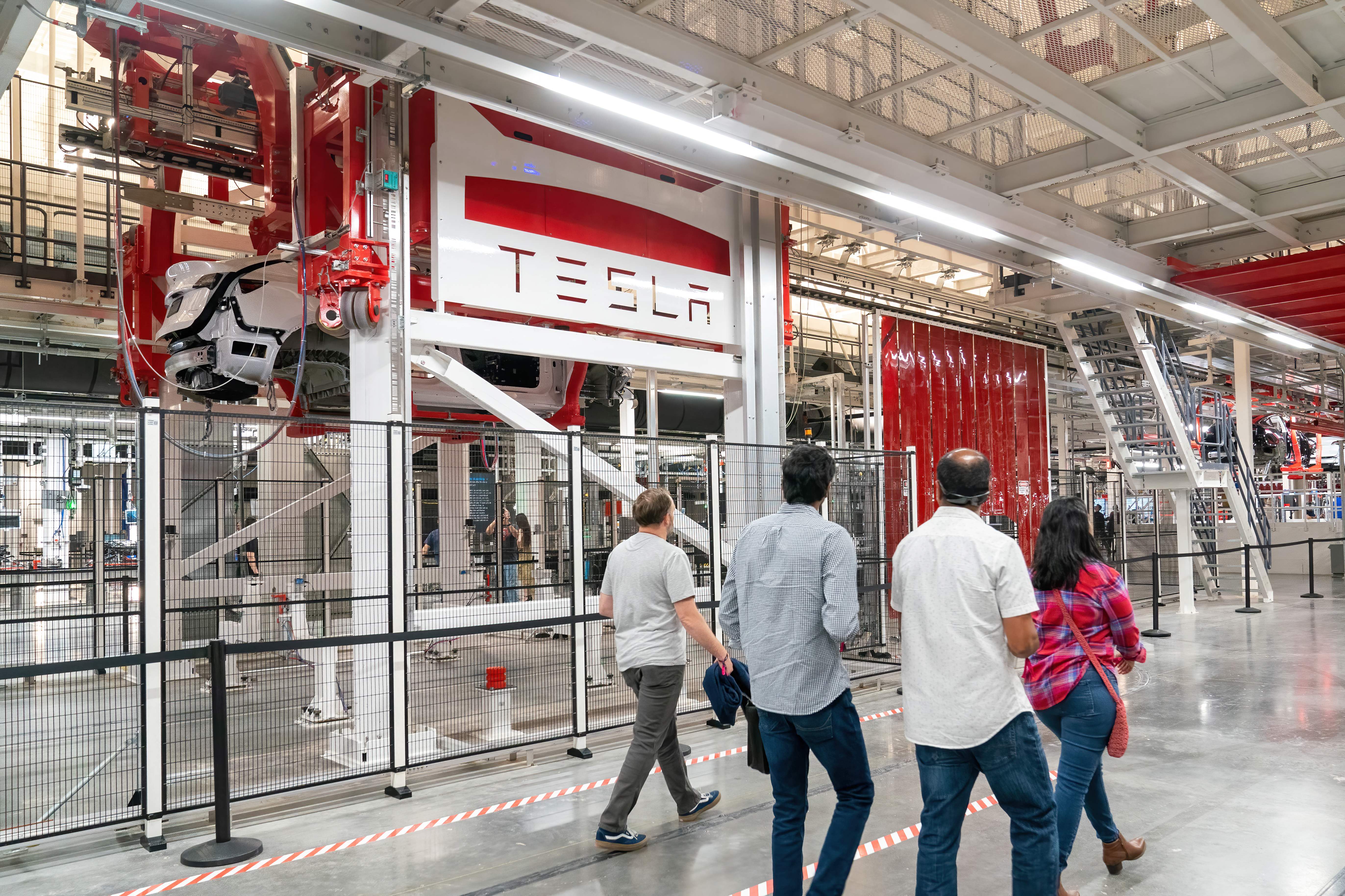 Tesla's Austin manufacturing facility is the size of 100 professional soccer fields.