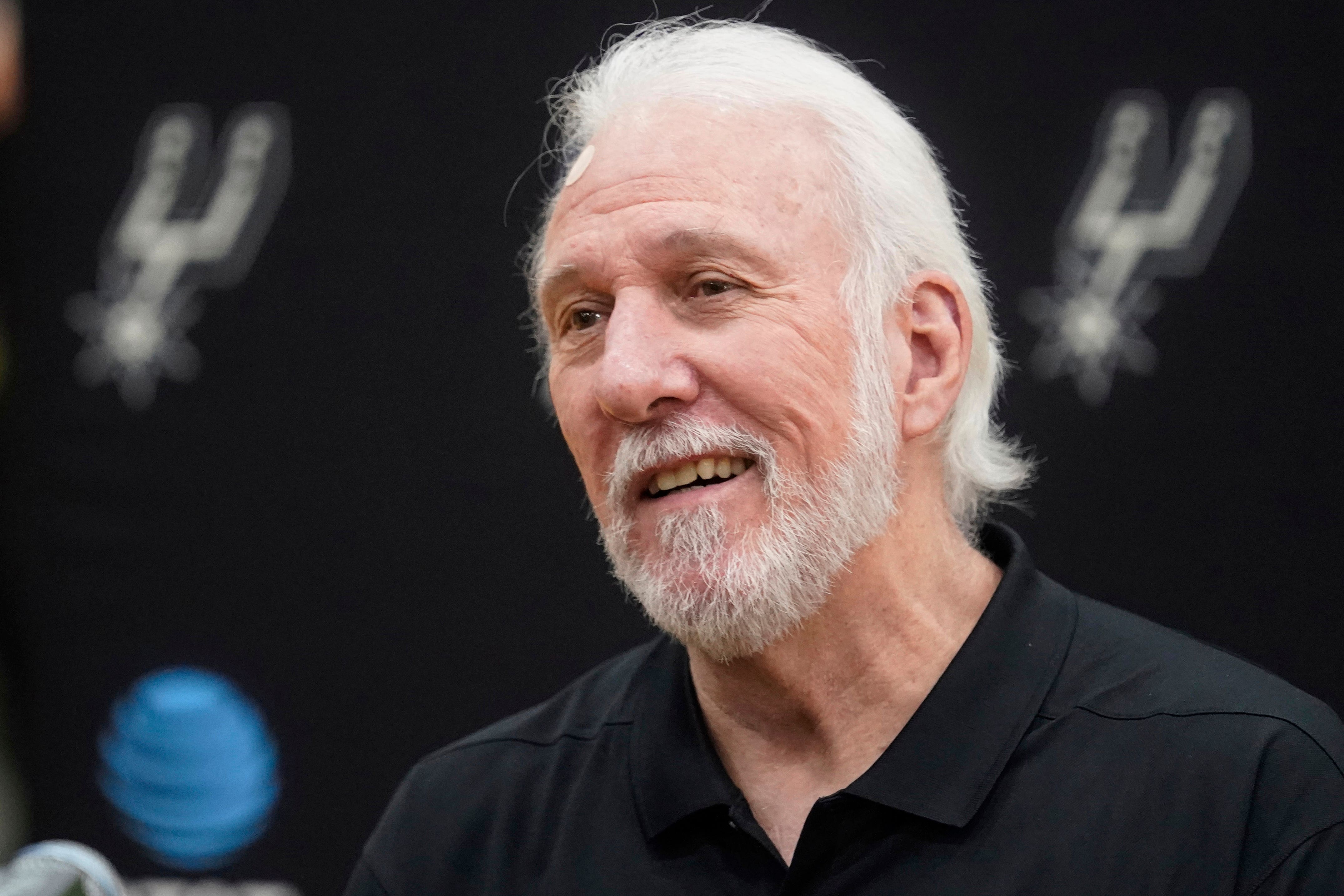 Gregg Popovich has stepped down as head coach of San Antonio Spurs (Eric Gay/AP)