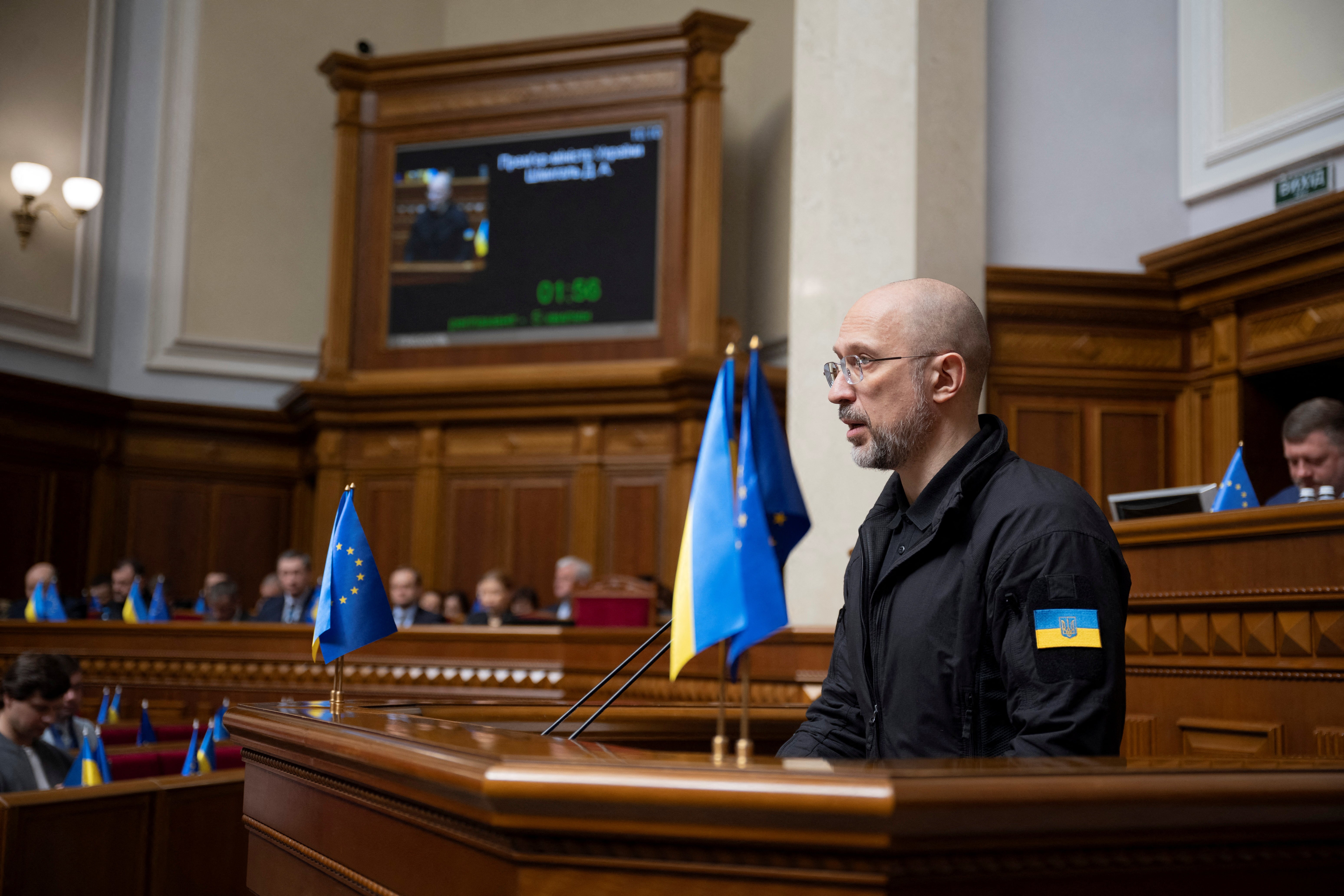 Ukrainian prime minister Denys Shmyhal, says the minerals deal will boost air defences