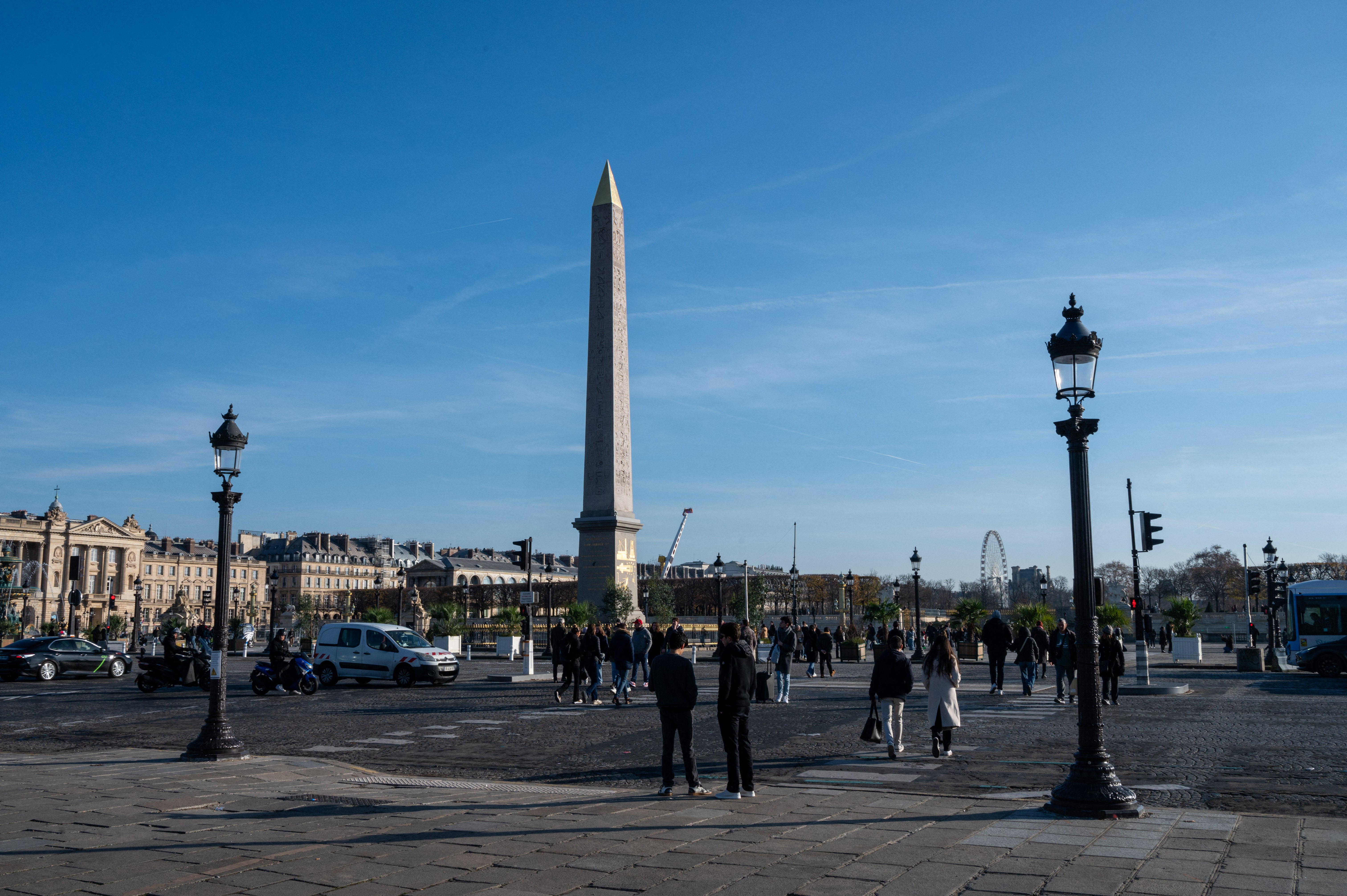 Place de la Concorde with its obelisk in Paris