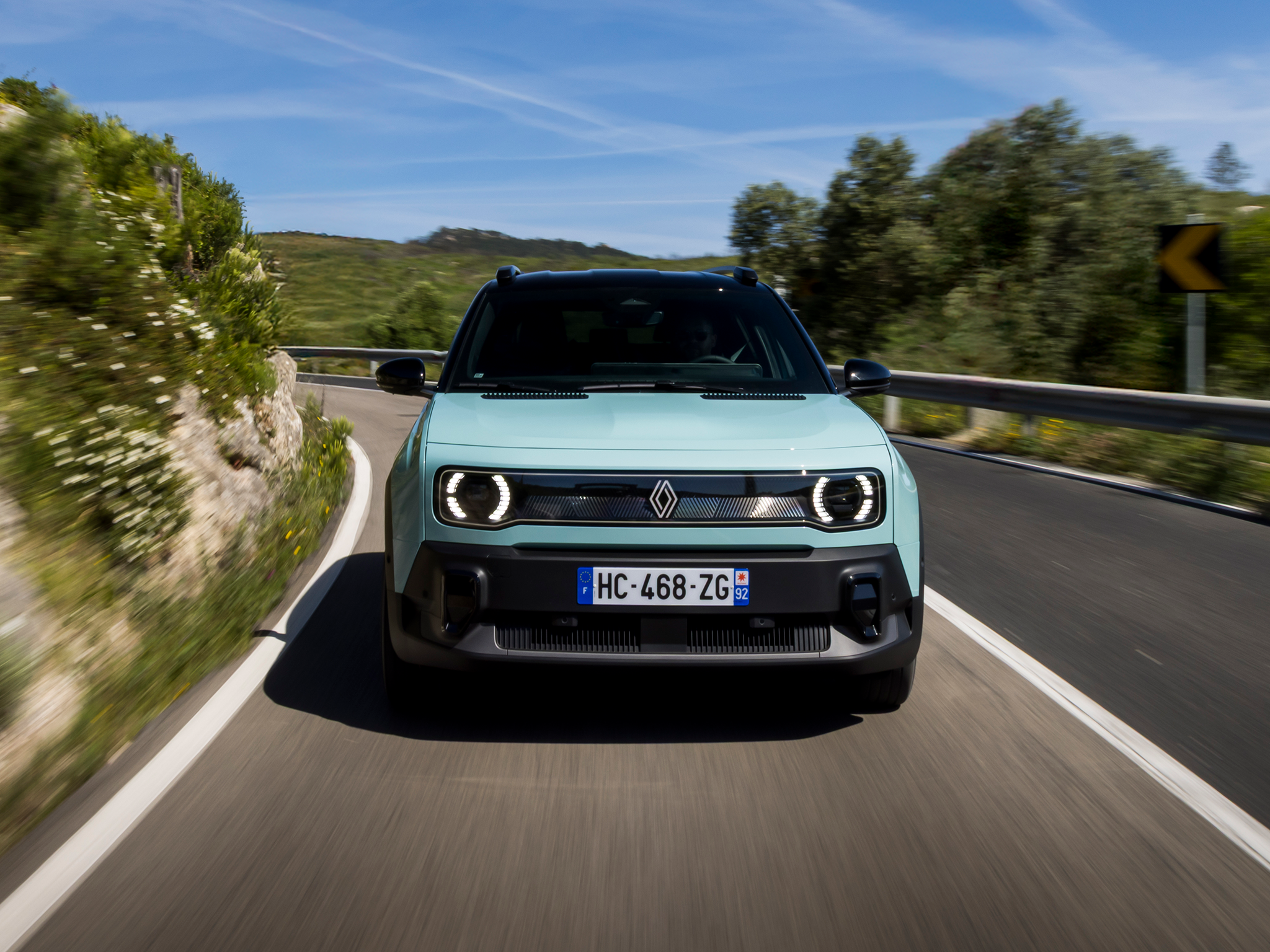 The optional canvas roof measures 92cm and costs an extra £1,500