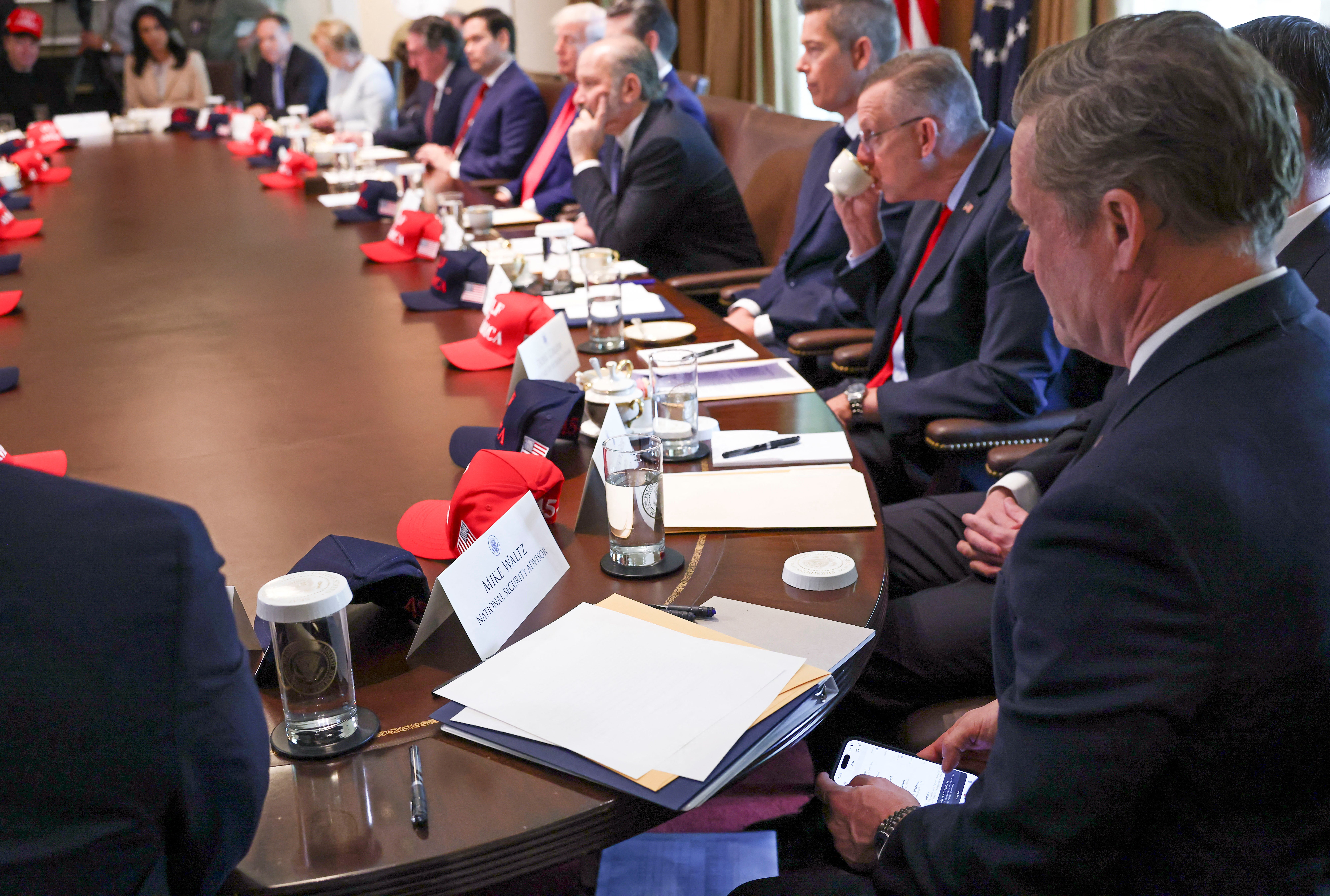 The knock-off Signal app Mike Waltz was caught on photo using on his phone was able to be hacked within 20 minutes, according to a report.