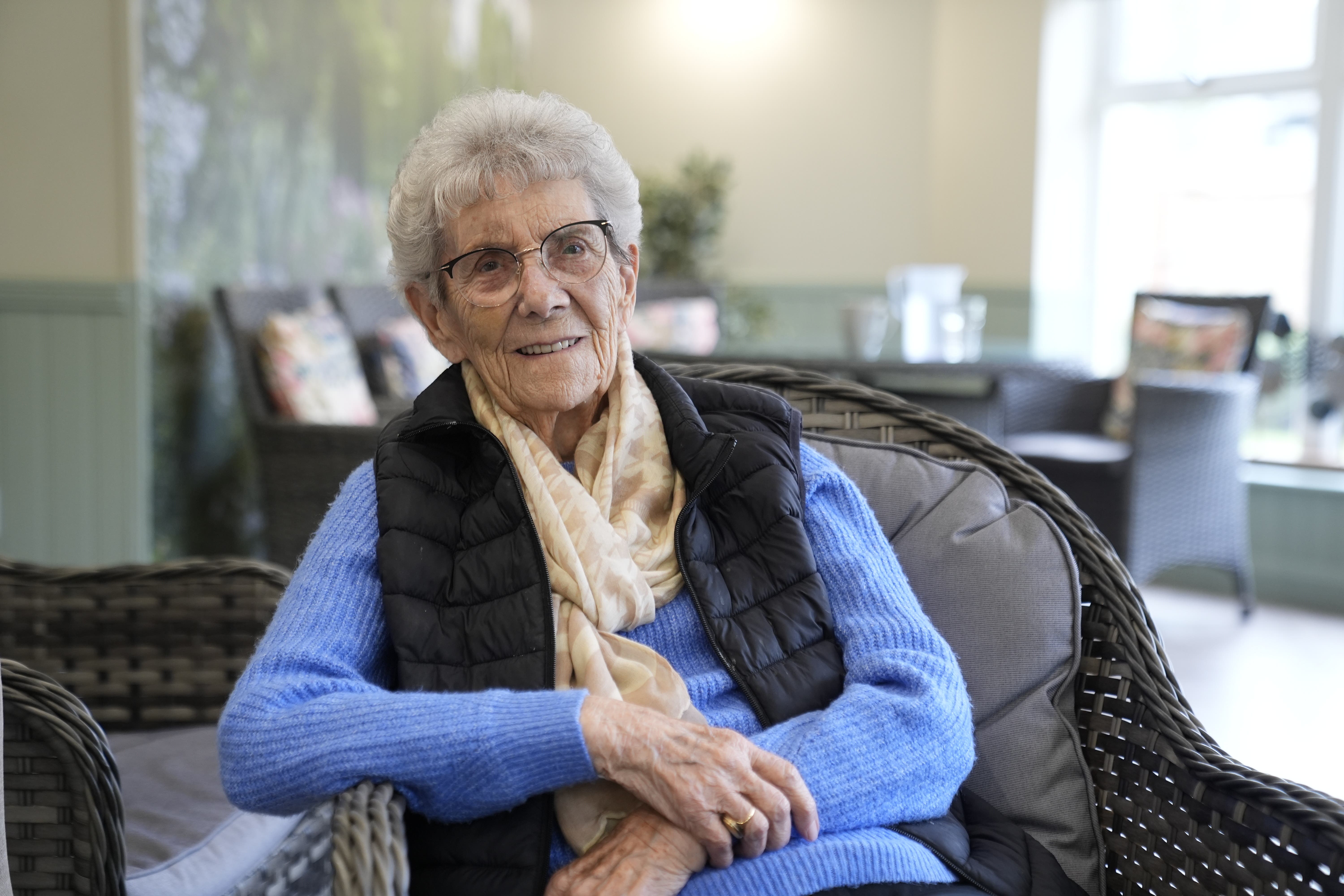 Mabel Kidney was only 13 when the Second World War started (Andrew Matthews/PA)