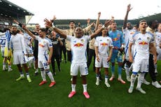 Leeds edge Burnley to Championship title as Luton relegated to League One