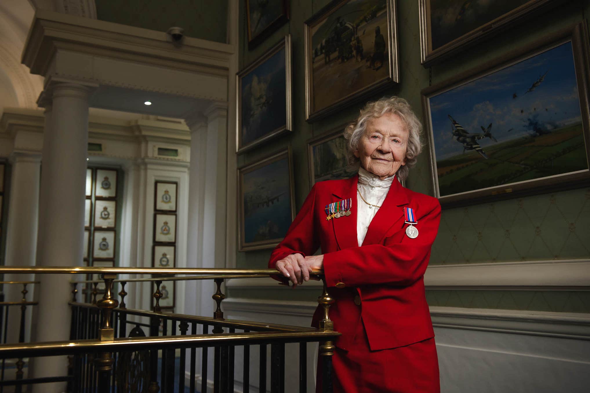 Dorothea Barron joined the Wrens in 1943, having survived the Blitz in London (Robin Savage/PA)