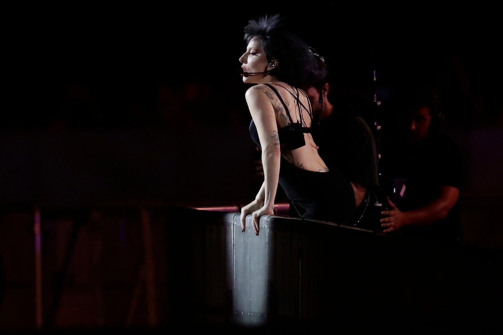 Lady Gaga performs in Brazil on Saturday