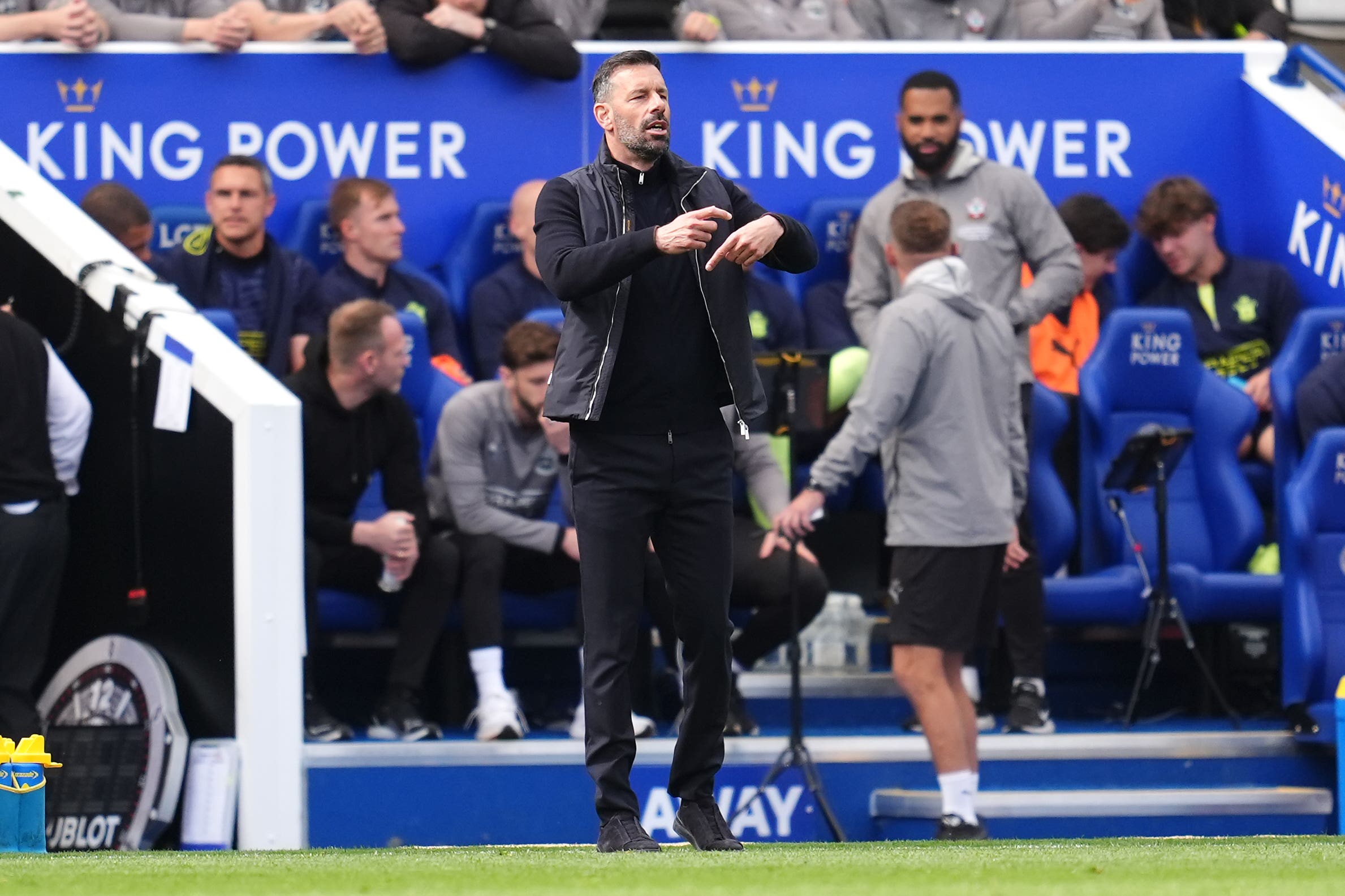 Leicester City manager Ruud van Nistelrooy (Adam Davy/PA)