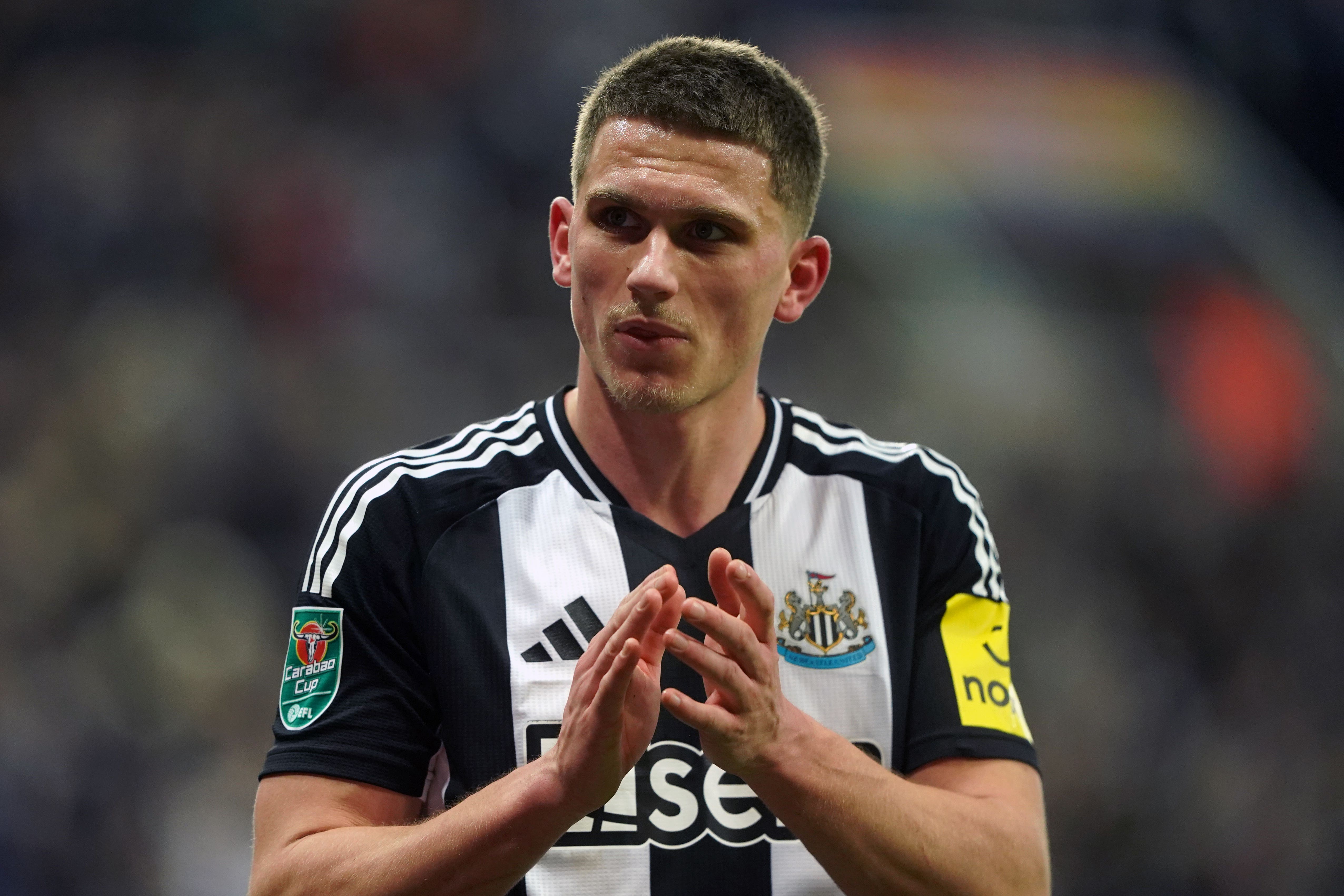 Sven Botman has managed just six appearances for Newcastle to date this season (Owen Humphreys/PA)