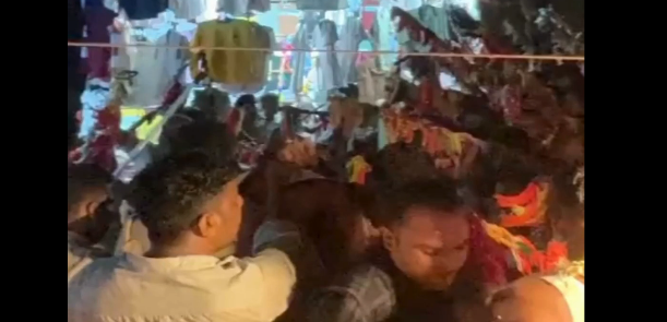 At least six people were killed and more than 50 injured when a stampede broke out early on Saturday at a temple in the western Indian state of Goa.