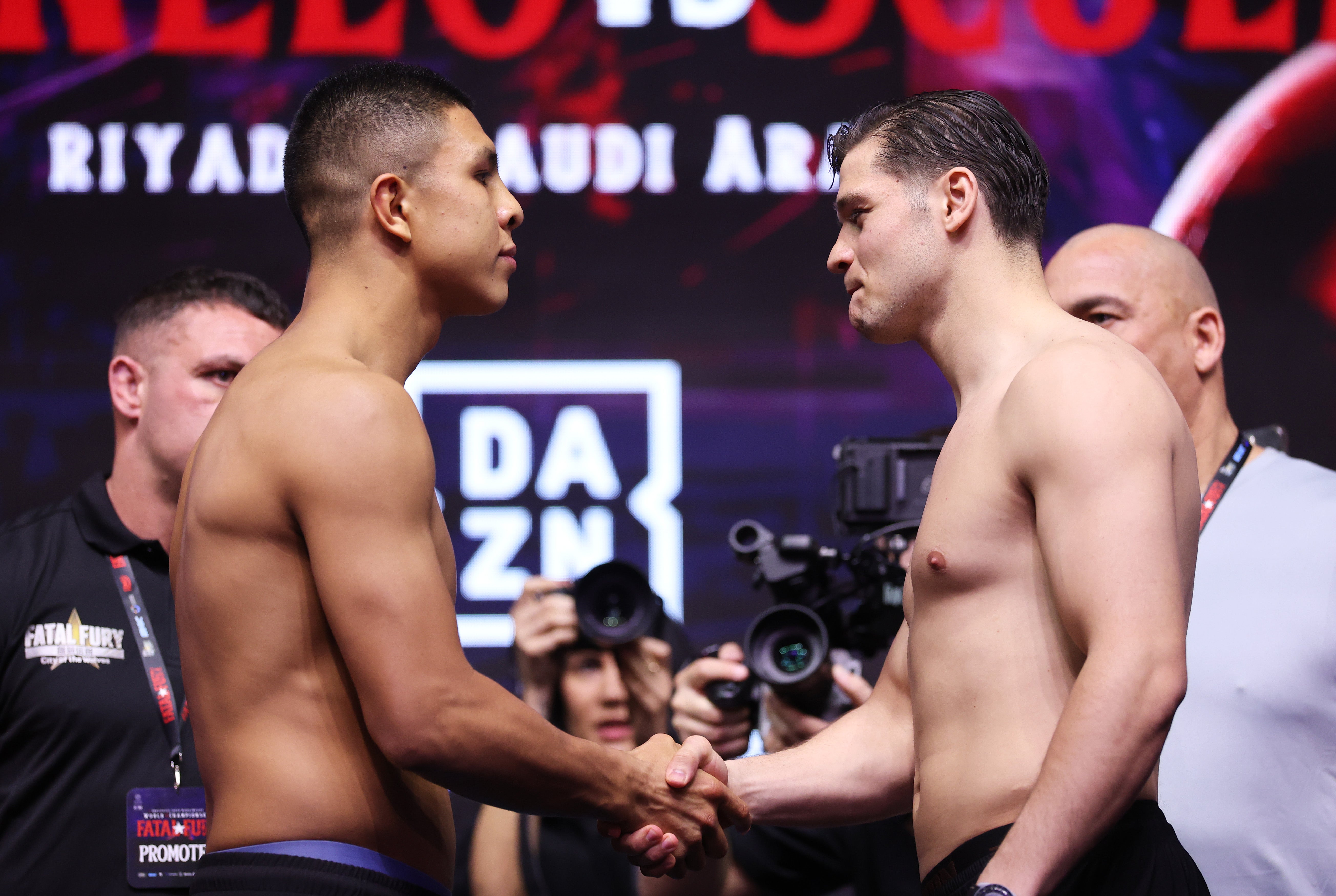 Jaime Munguia (left) and Bruno Surace