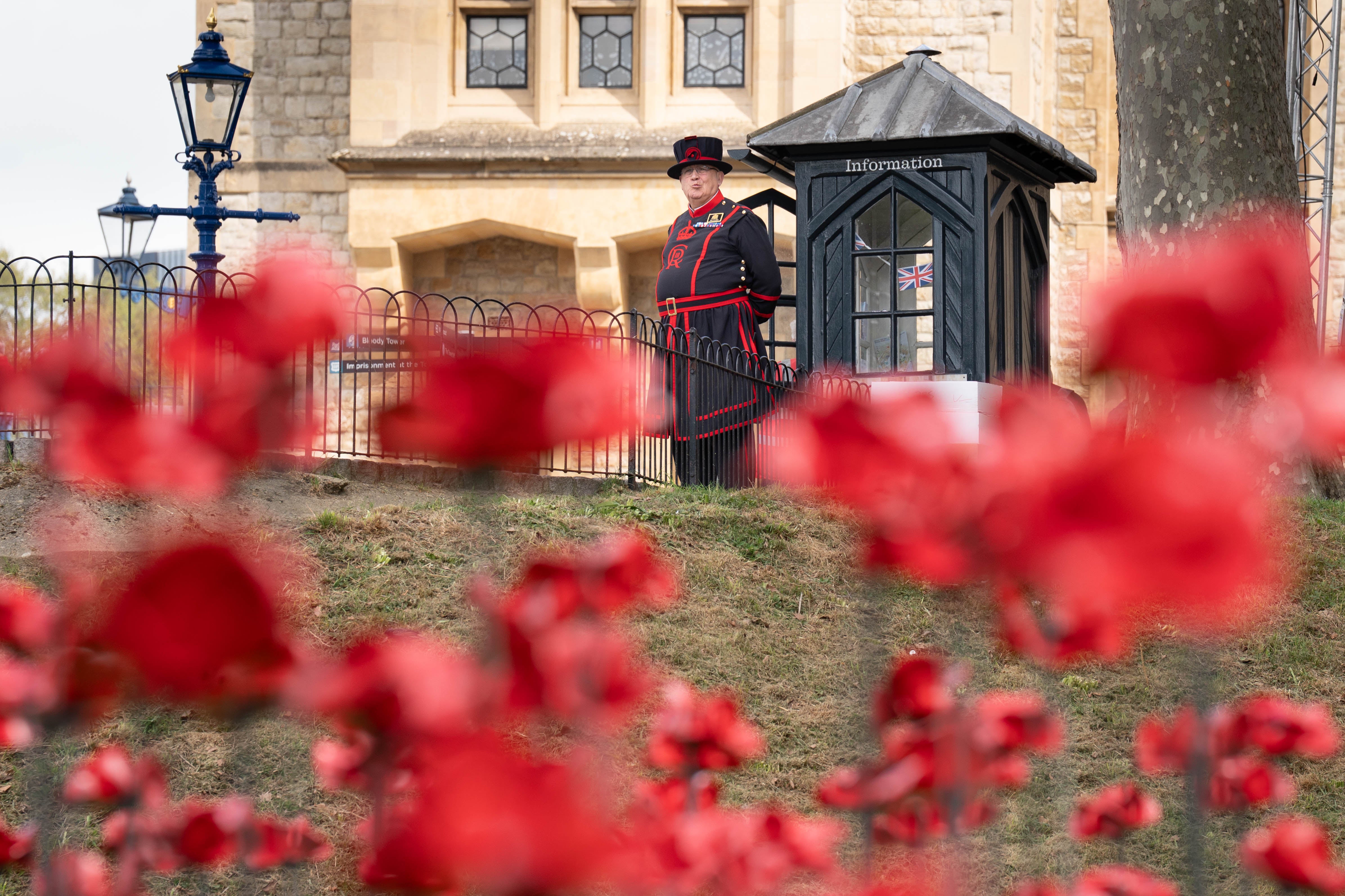 A display of 30,000 ceramic poppies at the Tower of London will help mark the anniversary