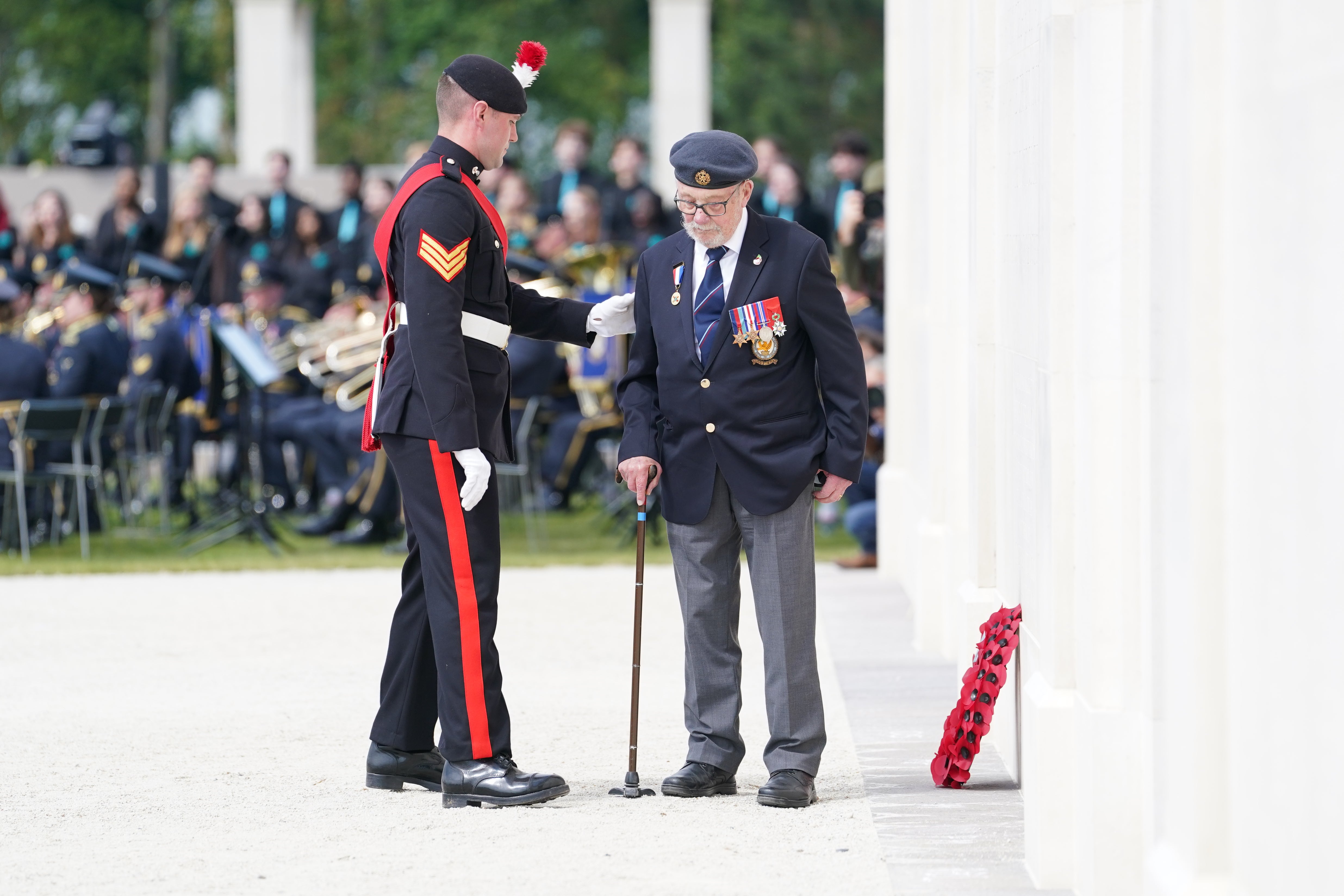 Alan Kennett (right) will formally begin the procession on Monday