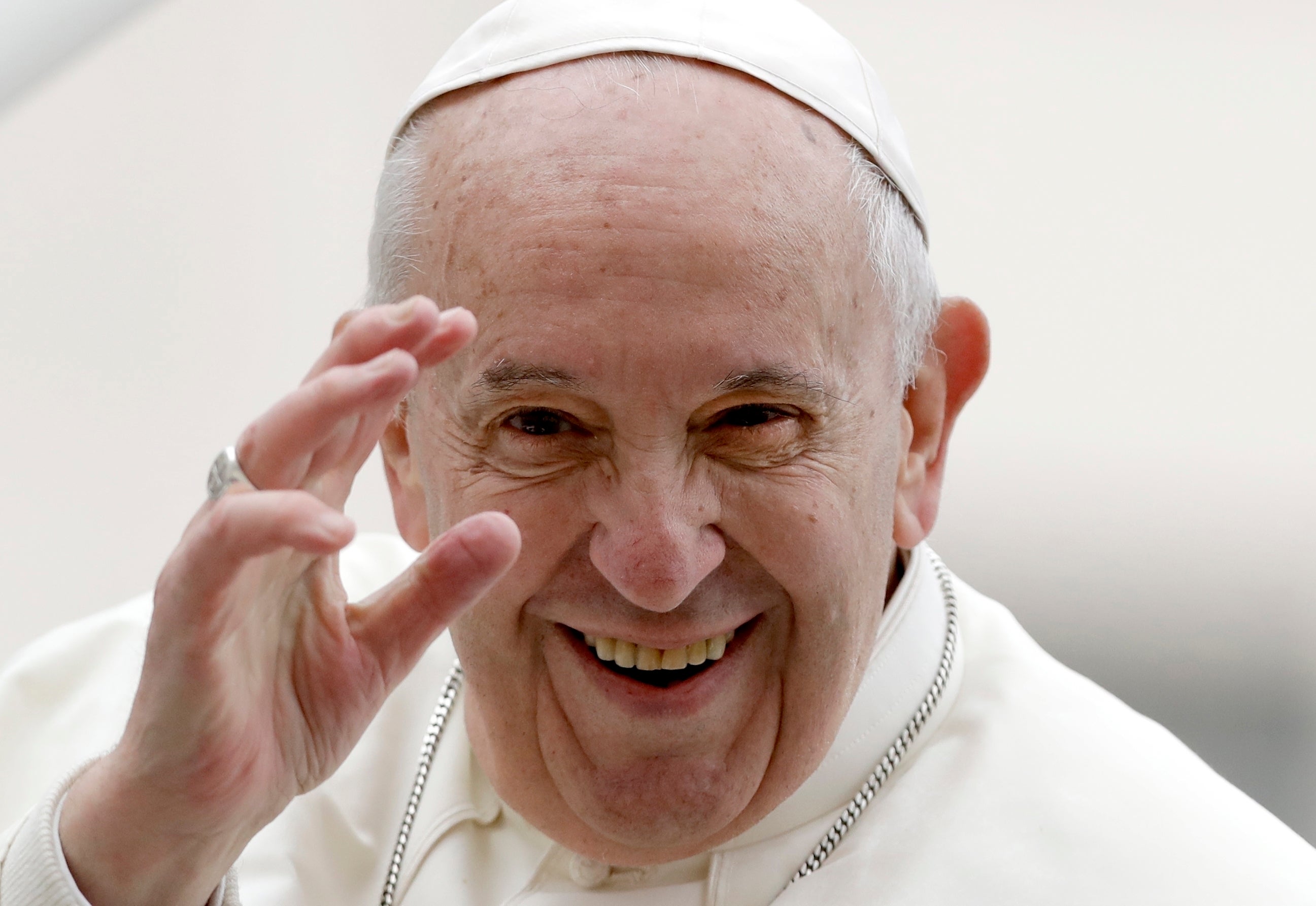 The U.S. president was among world leaders who attended the funeral of Pope Francis, who died aged 88 last month