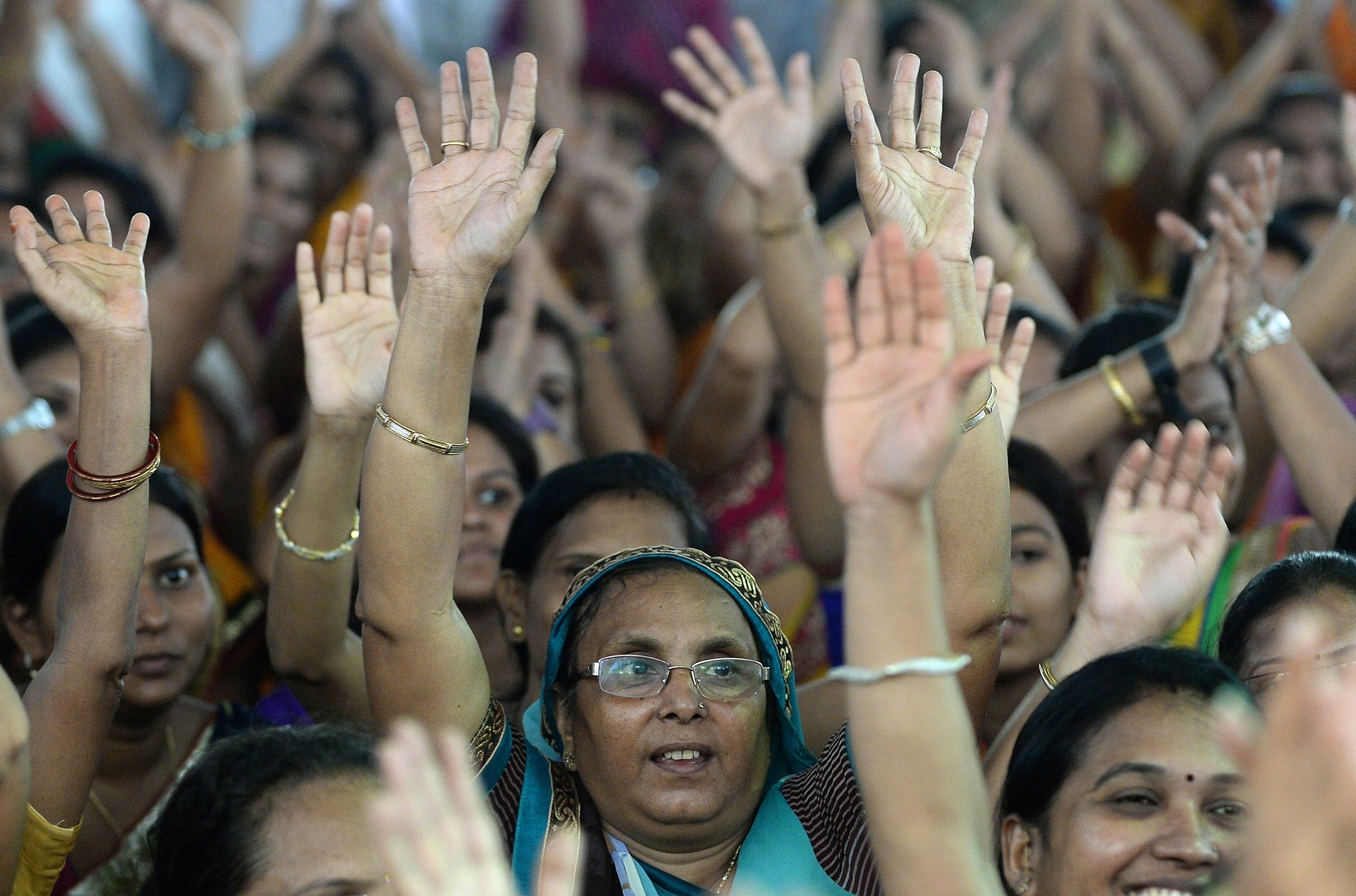 File. Jains chant religious slogans during a protest against Rajasthan High Court’s order on Santhara