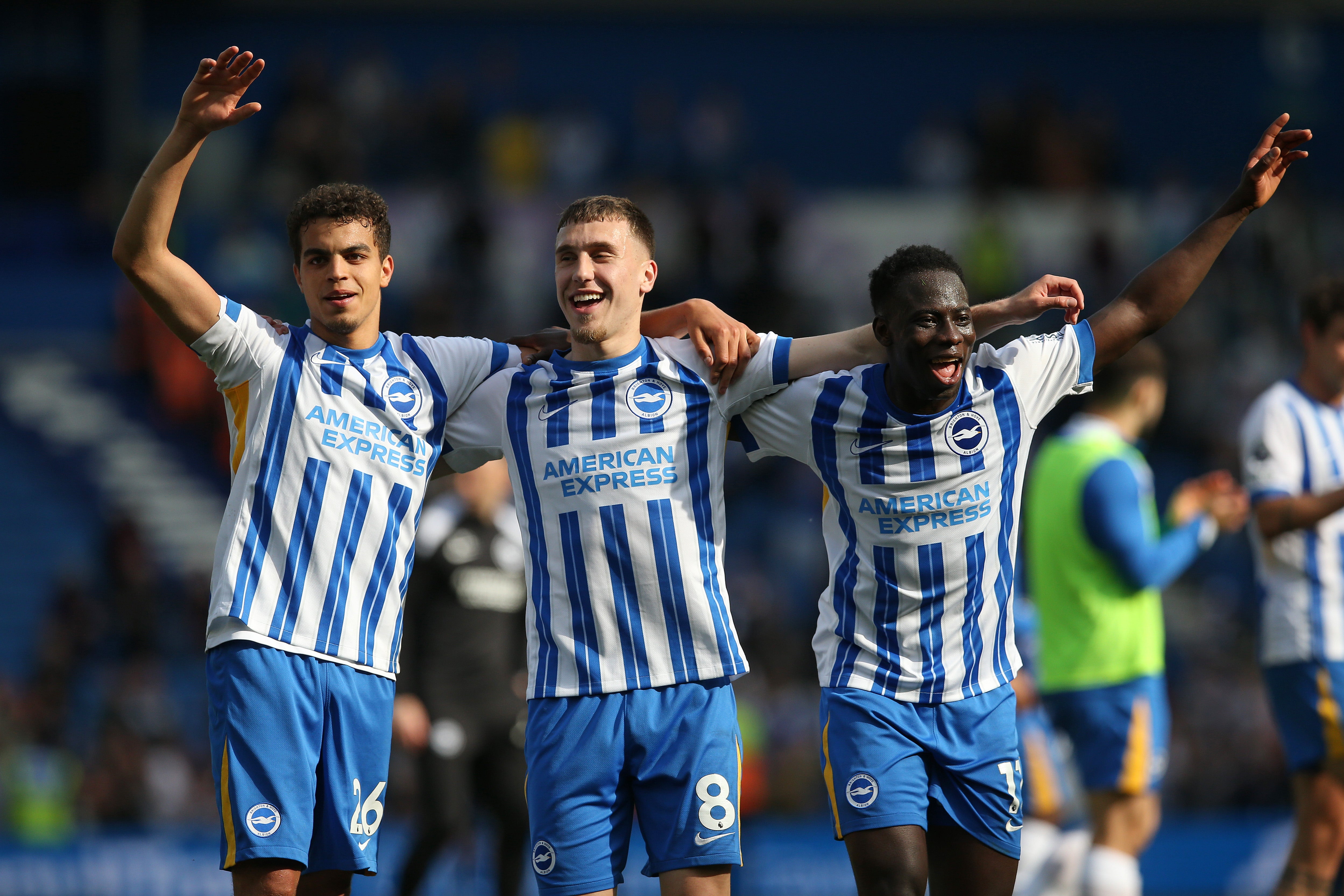 Yankuba Minteh (right), once of Newcastle, opened the scoring