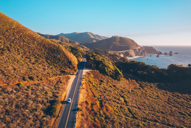 <p>Big Sur coastline: a one-way drop-off in a different state is likely to add hundreds of dollars to renting a vehicle </p>