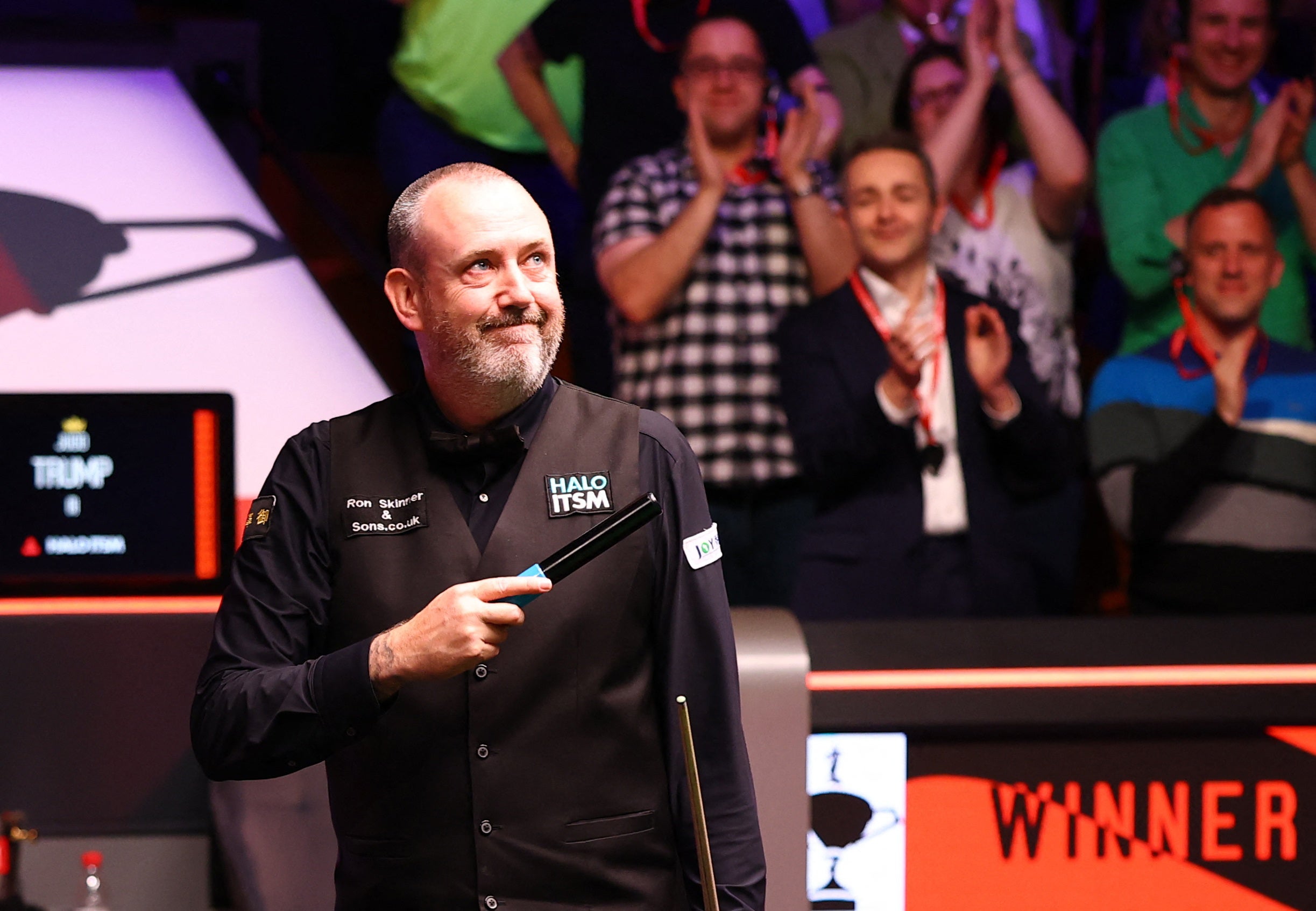 <p>Mark Williams believes Ray Reardon and Terry Griffiths will be watching over him</p>
