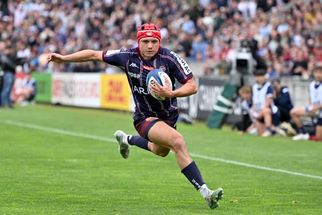 <p>Louis Bielle-Biarrey scored twice to take Bordeaux-Begles into the Champions Cup final</p>
