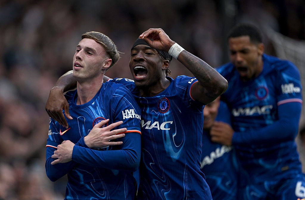 Palmer rolled out his trademark celebration