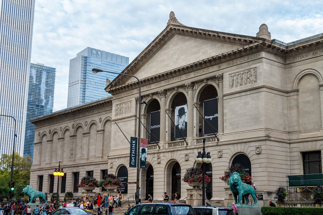 Officials from the Art Institute of Chicago said Rondeau was taking voluntary leave following the incident and that it was investigating