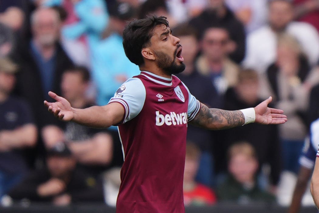Lucas Paqueta was in tears during West Ham’s draw with Spurs last term