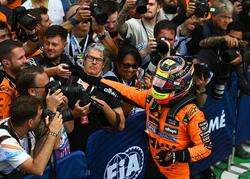 F1 Miami GP LIVE: Race reaction as Piastri holds off Norris chase to top the podium