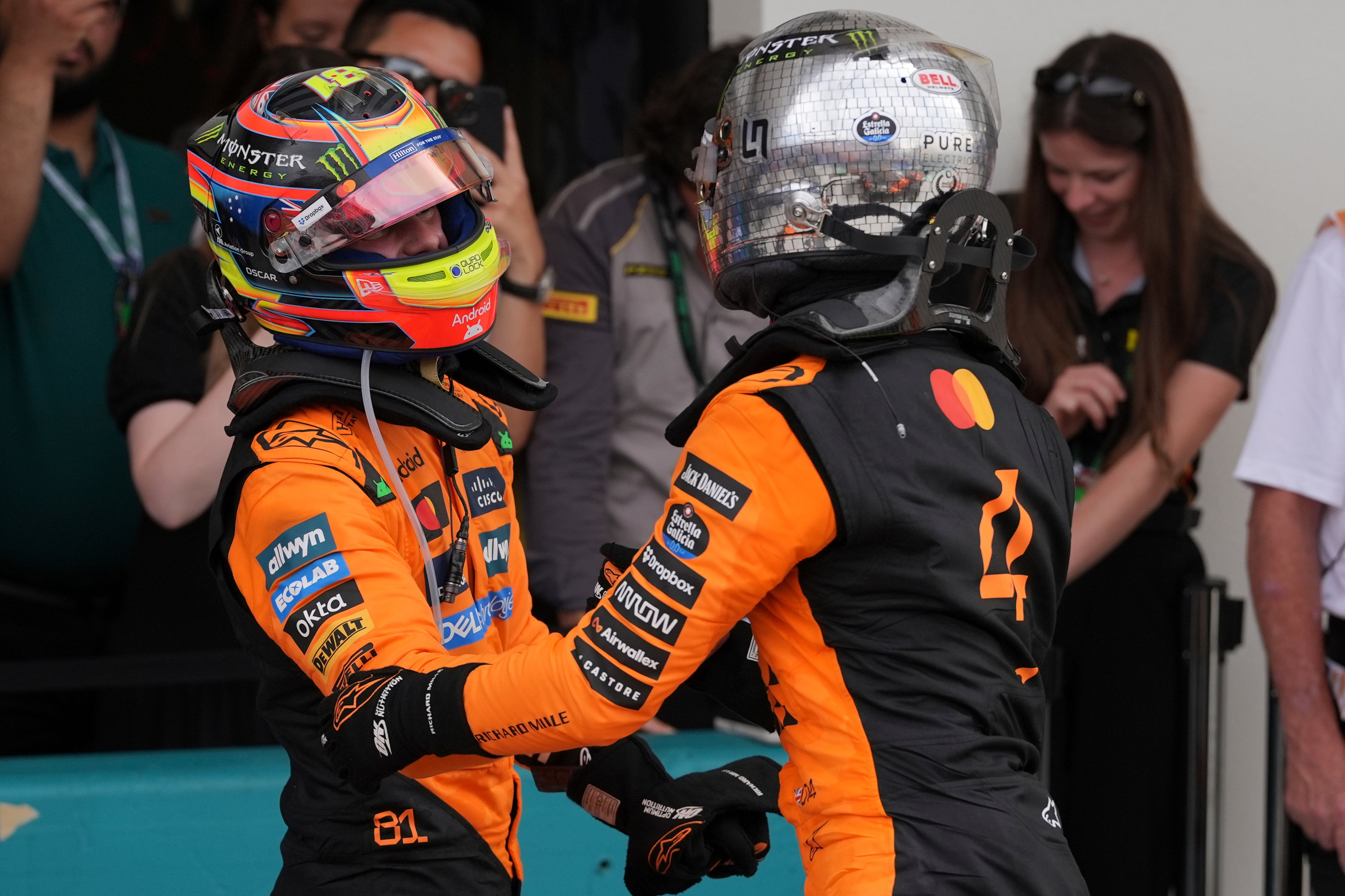 Oscar Piastri and Lando Norris recorded another one-two for McLaren