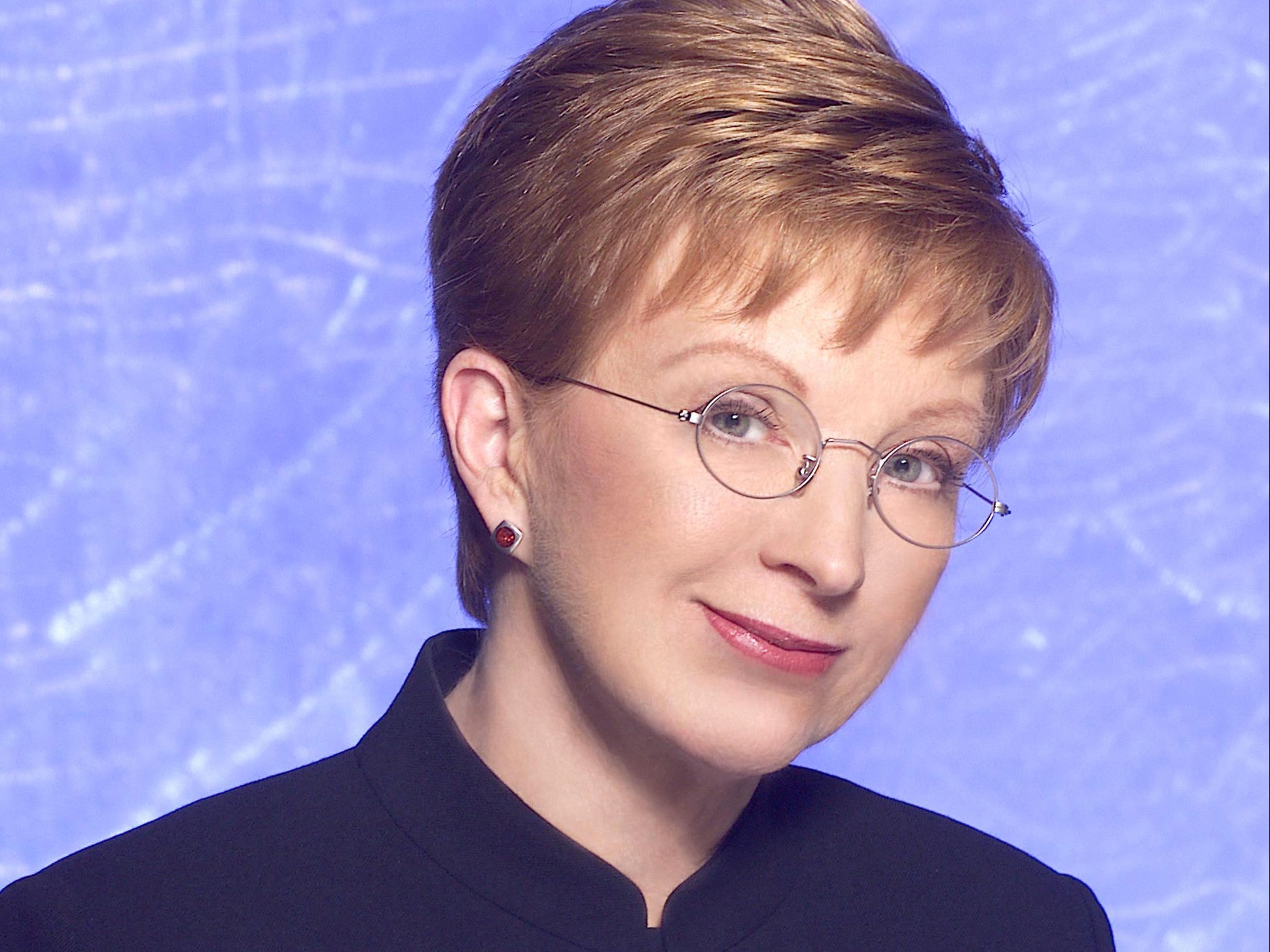 Anne Robinson photographed for ‘The Weakest Link' in 2001