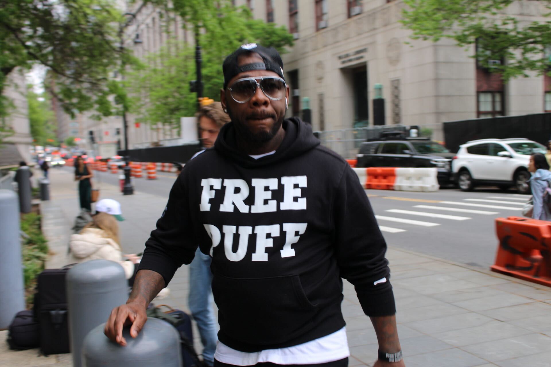 Attorney Brian Steel arrives at Manhattan federal court on Monday morning