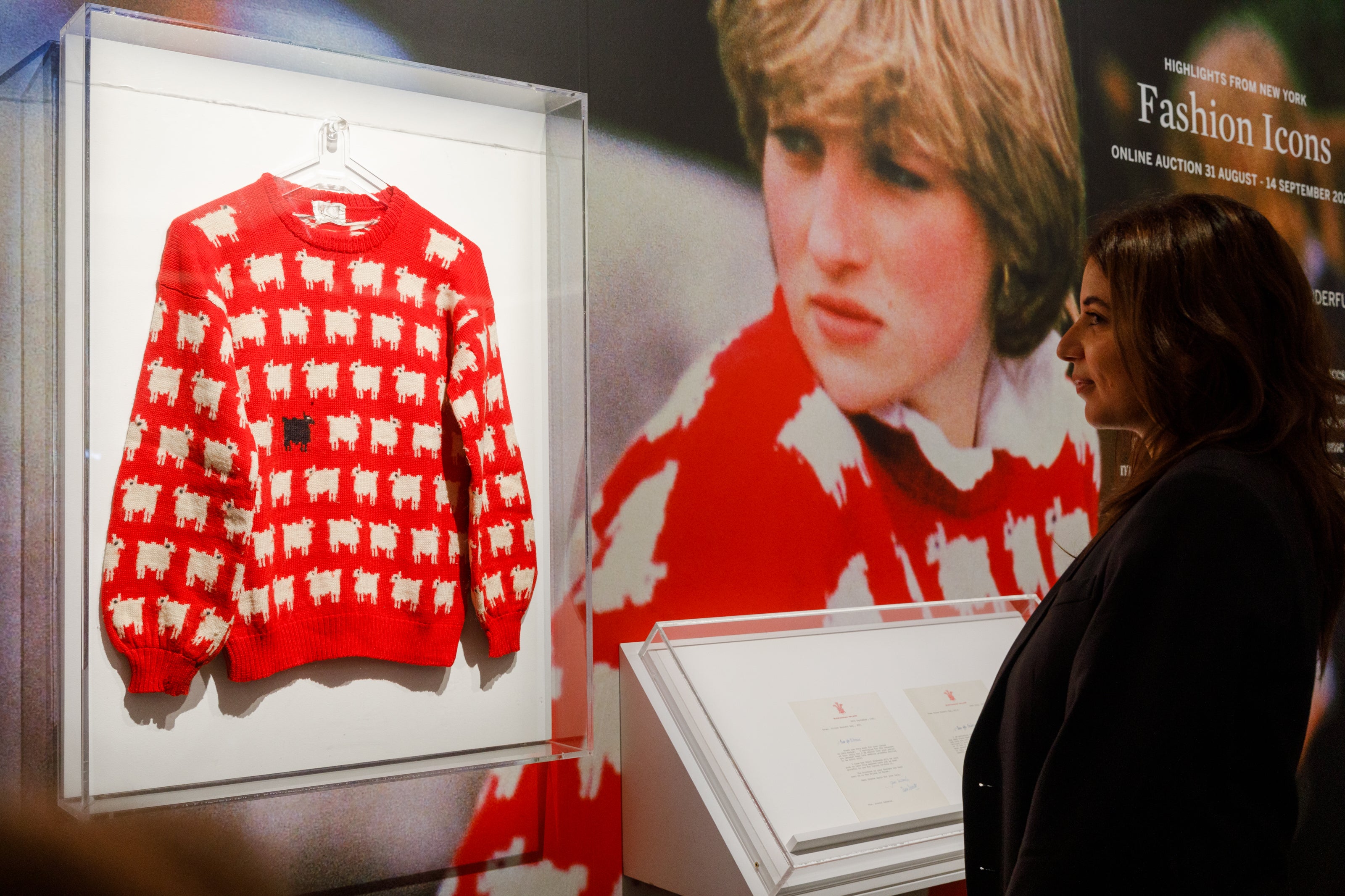 The ‘black sheep’ jumper was auctioned at Sotheby’s for $1.1m