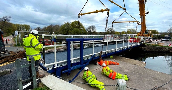 The boy was pulled from the canal