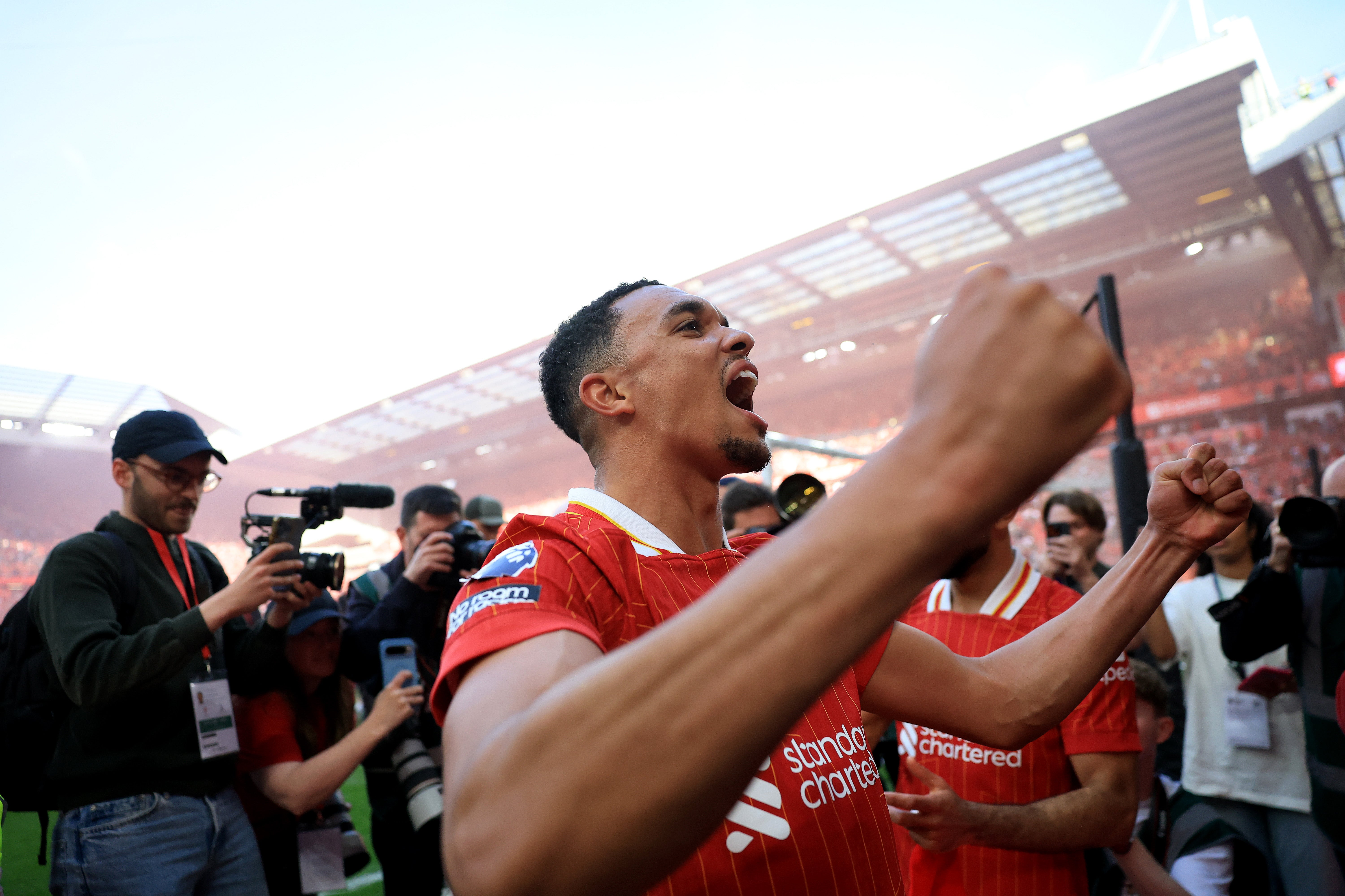 <p>Trent Alexander-Arnold’s Liverpool exit has drawn criticism from some fans</p>