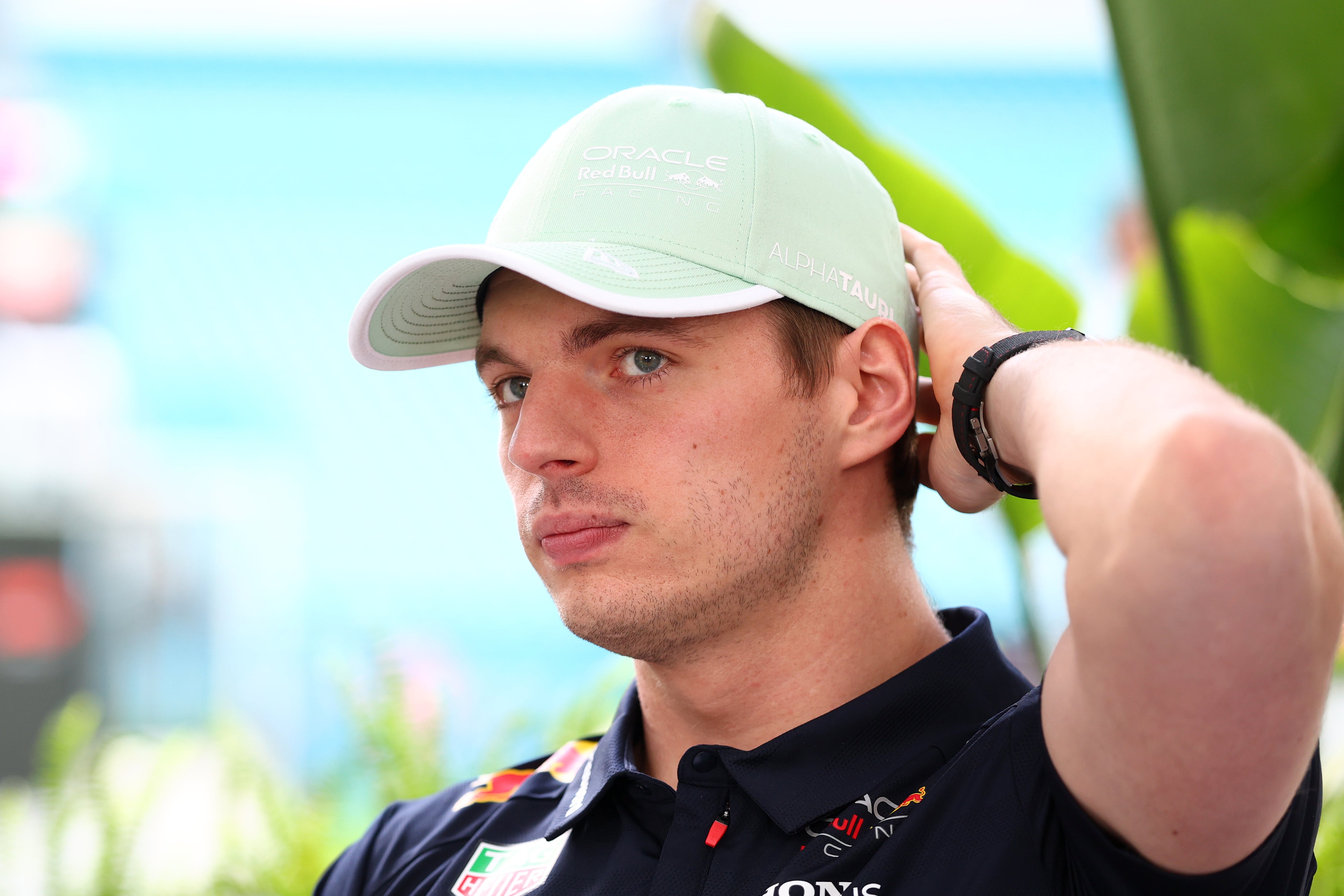 Max Verstappen was sharp in his reply to a question about his racing tactics in Miami