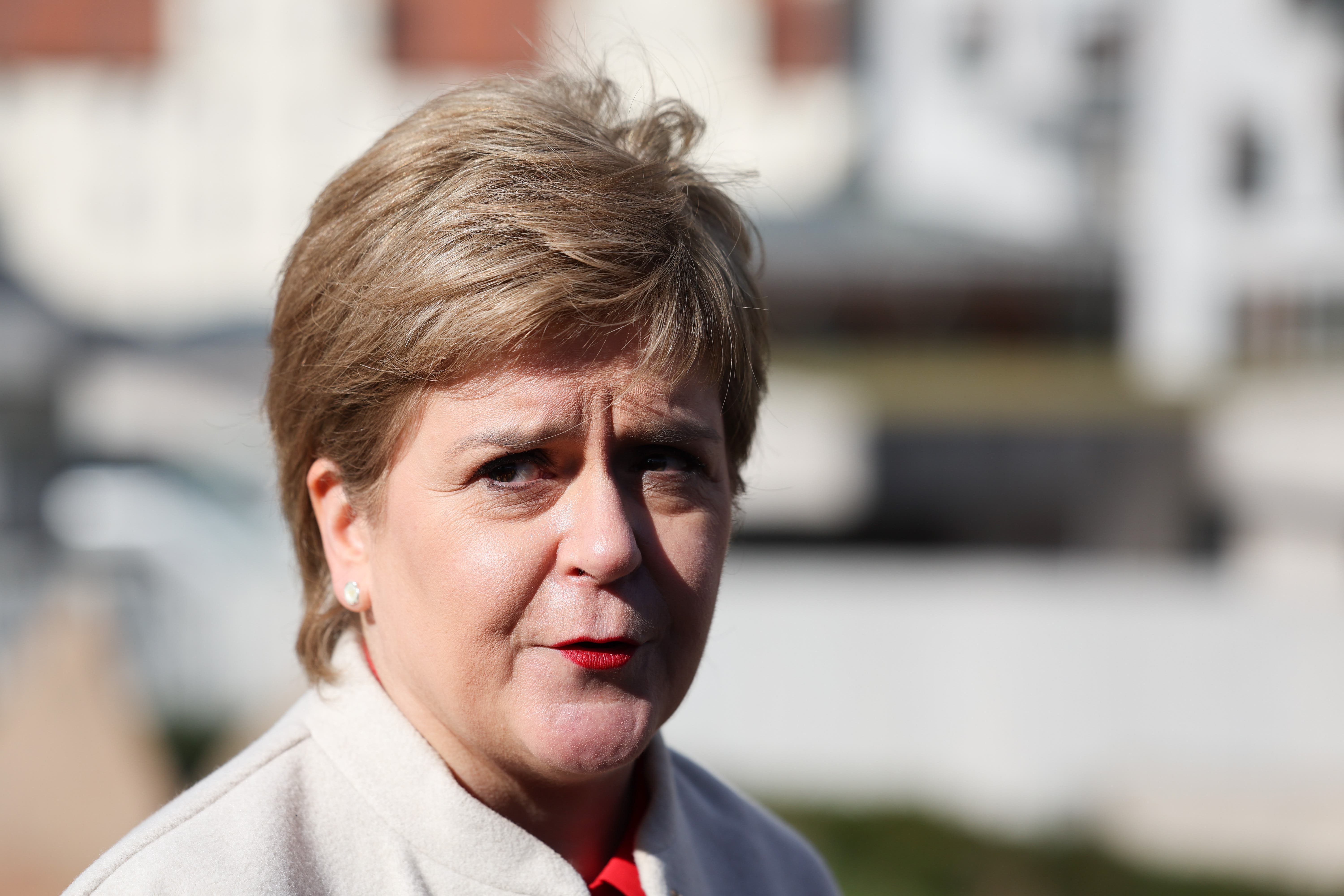 Former Scottish first minister Nicola Sturgeon said trans lives could become ‘unliveable’ (Robert Perry/PA)