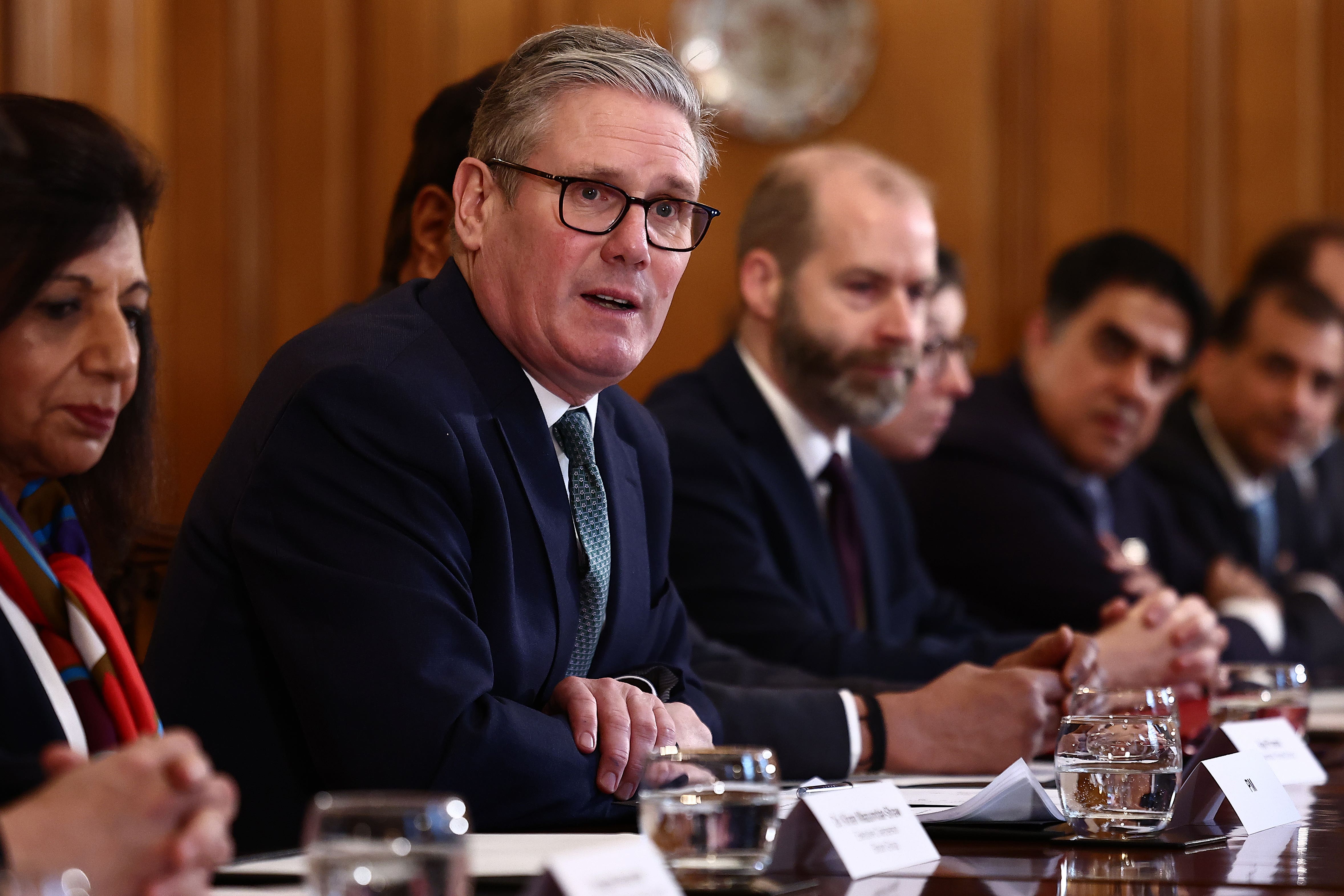 Prime minister Keir Starmer hosts a meeting of Indian investors last year